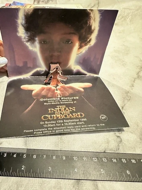 EXCLUSIVE The Indian In The Cupboard 1995 Press Screening Invitation, image 3