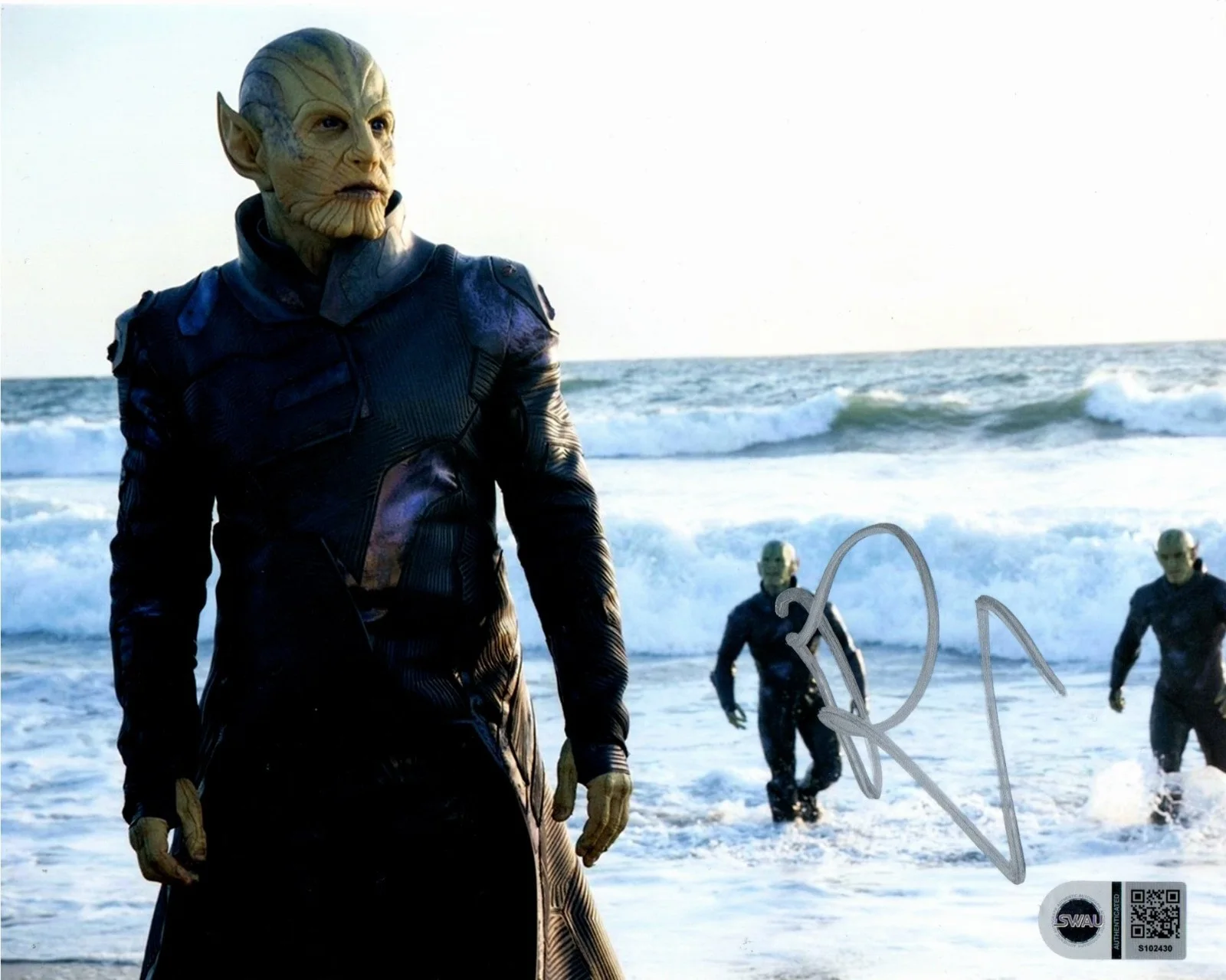 ben mendelsohn — Ben Mendelsohn Signed 8x10 Photo Captain Marvel Talos SWAU #2