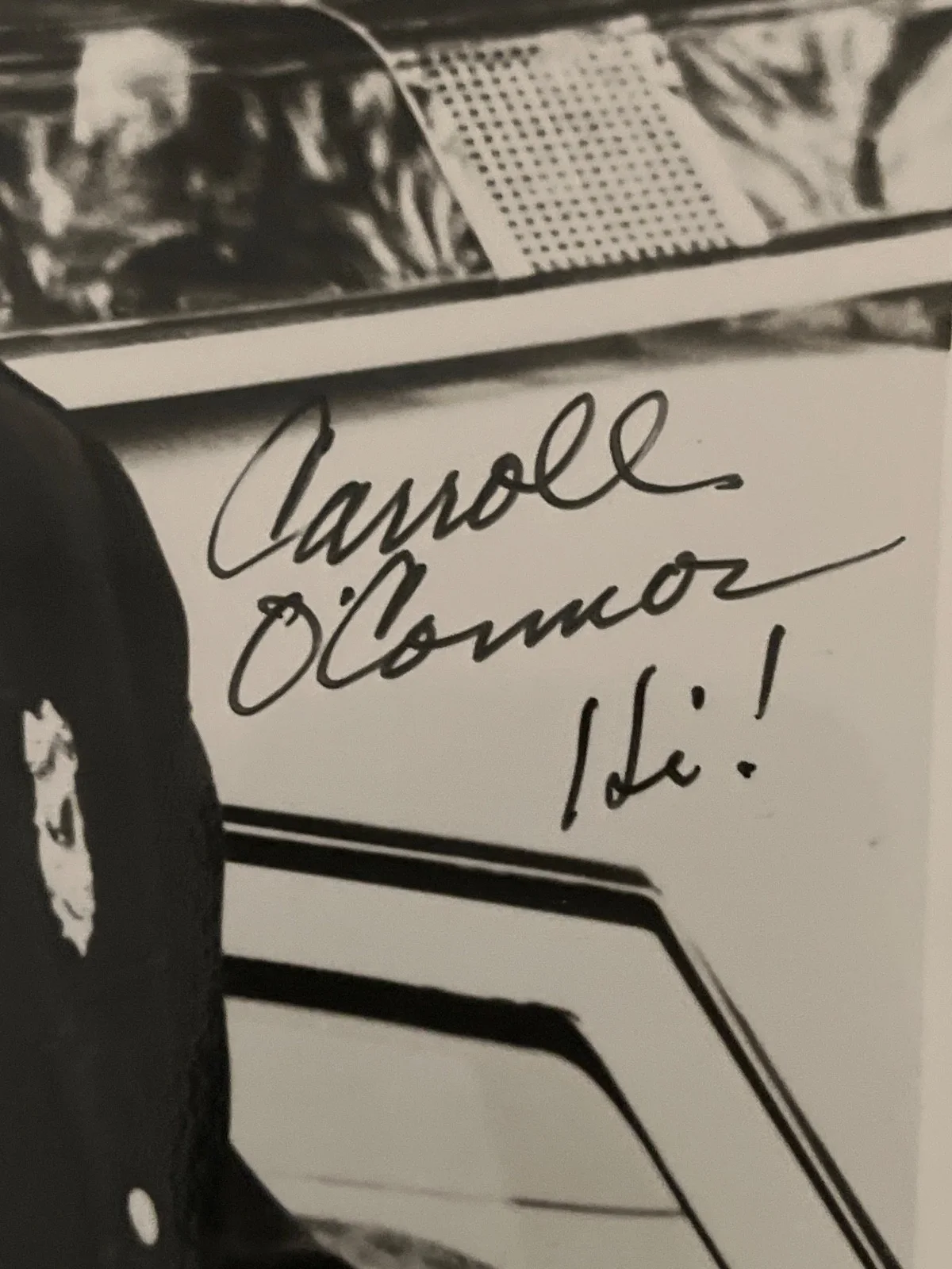Carroll O Connor — signed Carroll O'Connor picture, image 2