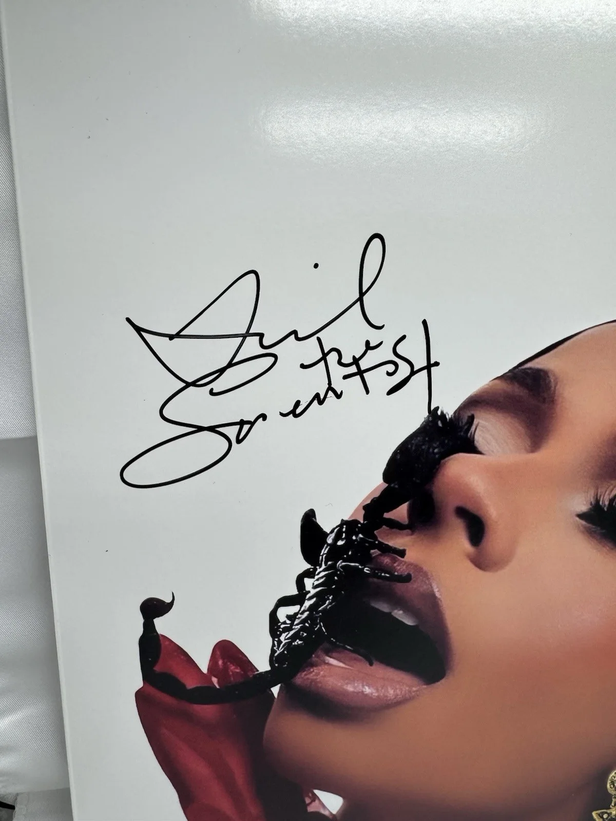 Mariah The Scientist Autograph Signed To Be Eaten Alive Vinyl LP Beckett COA, image 2