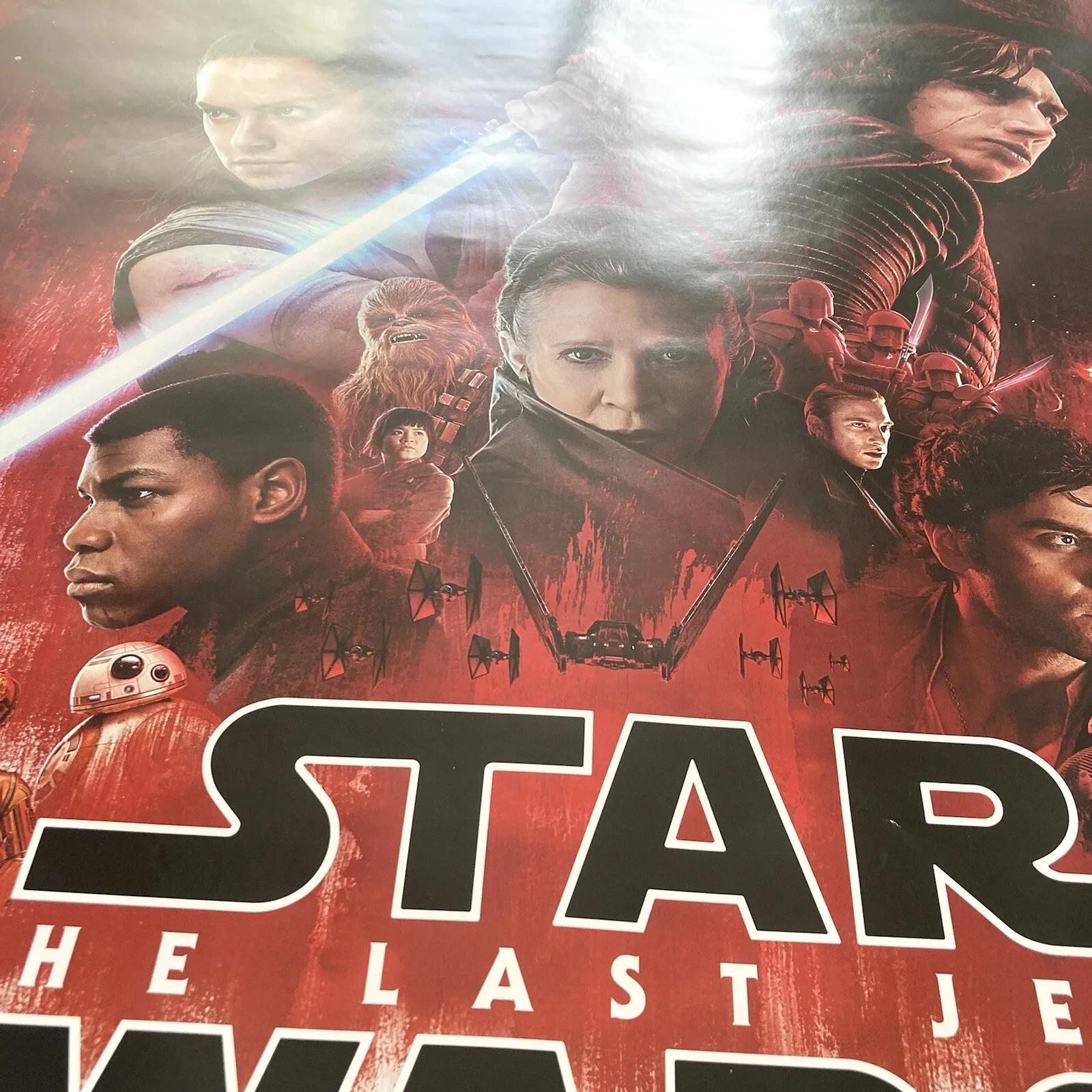 Star Wars The Last Jedi One Sheet Cinema Poster Lucasfilm Disney 27"x 40" 2017, изображение 2