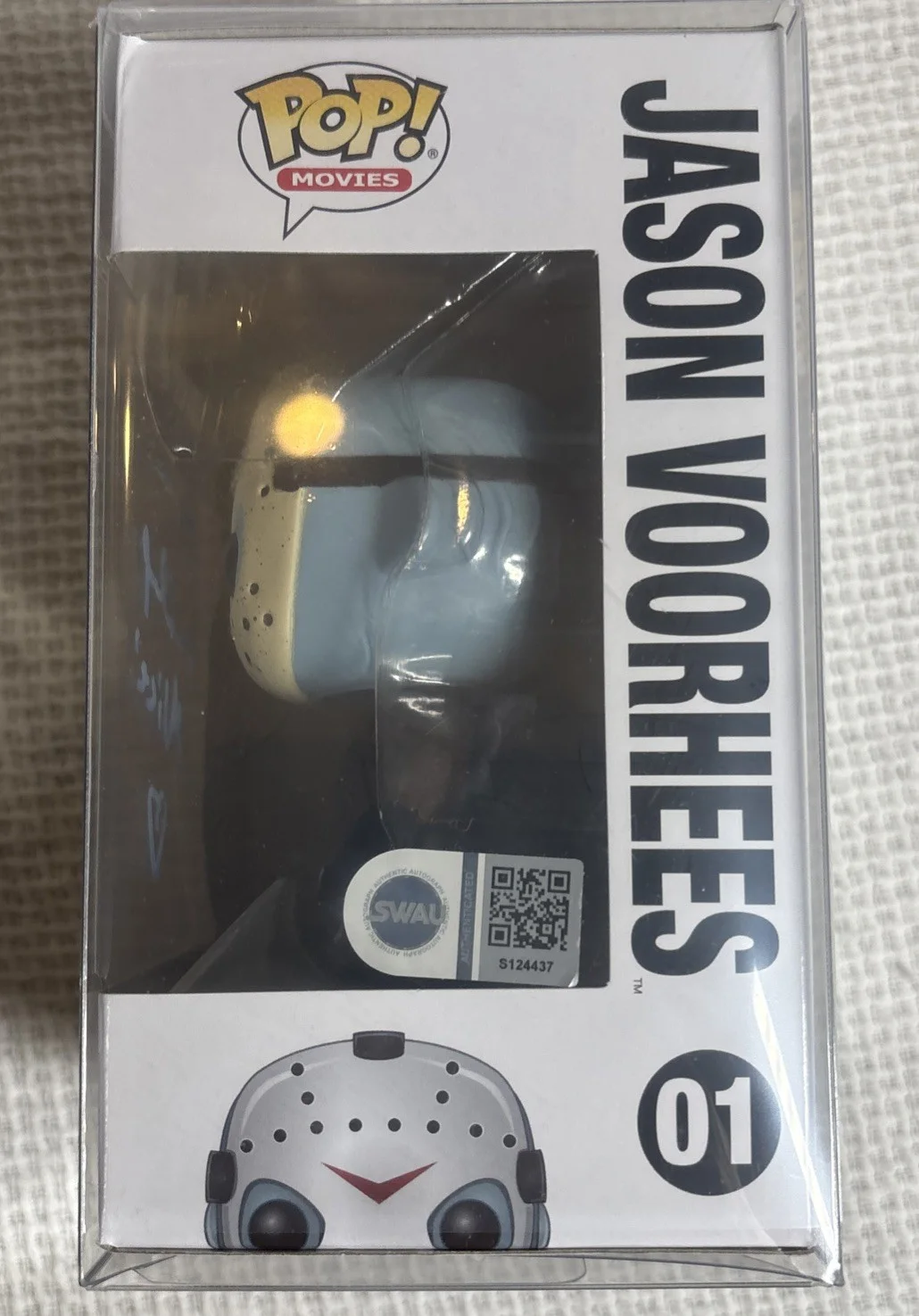 Lisa Wilcox — Jason Voorhees 01 Funko Pop Signed By Lisa Wilcox SWAU COA Freddy vs Jason, изображение 3