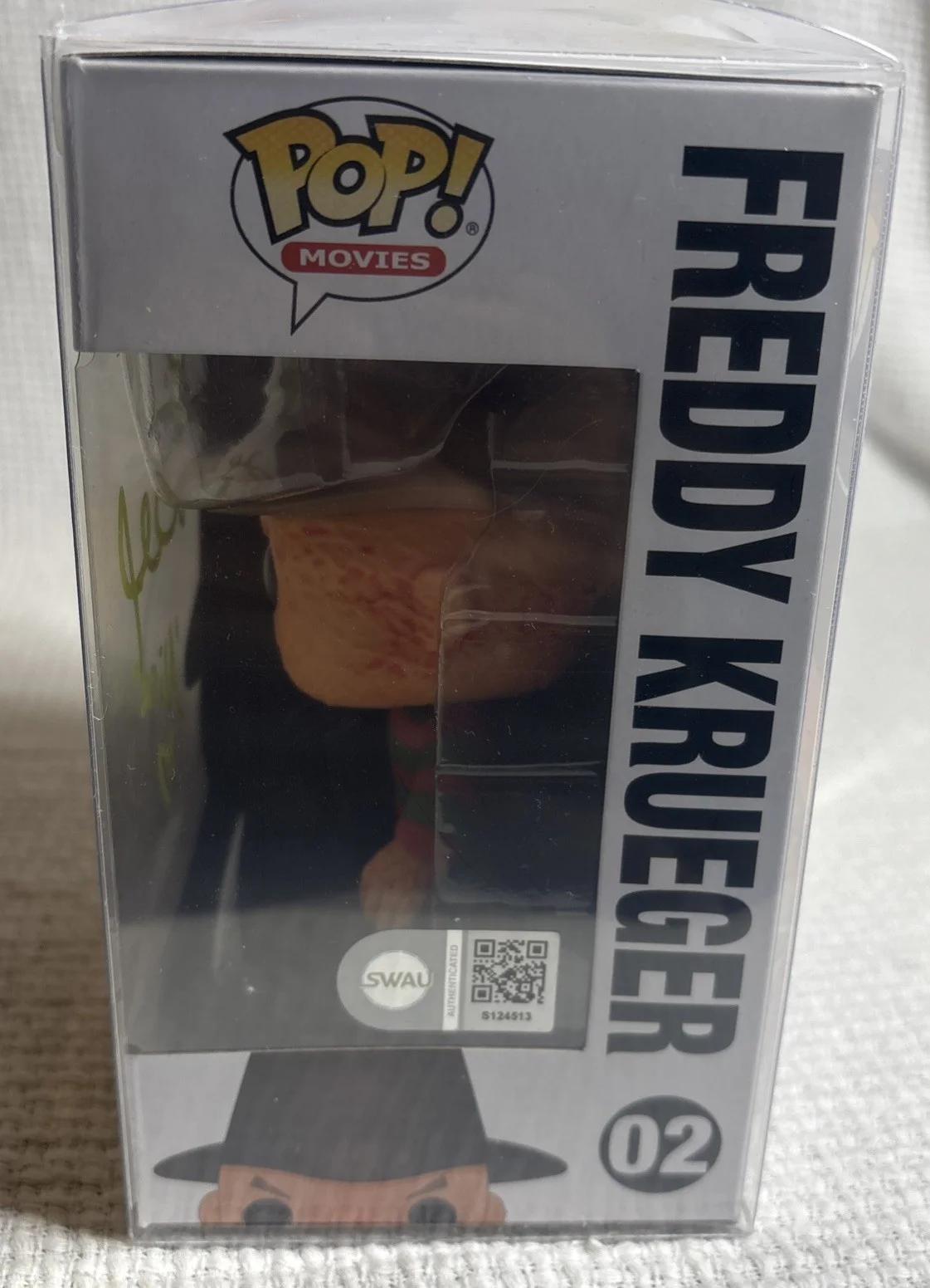 Lisa Wilcox — Lisa Wilcox Signed Funko Pop! Movies #02 "Freddy Krueger" - SWAU COA, изображение 3