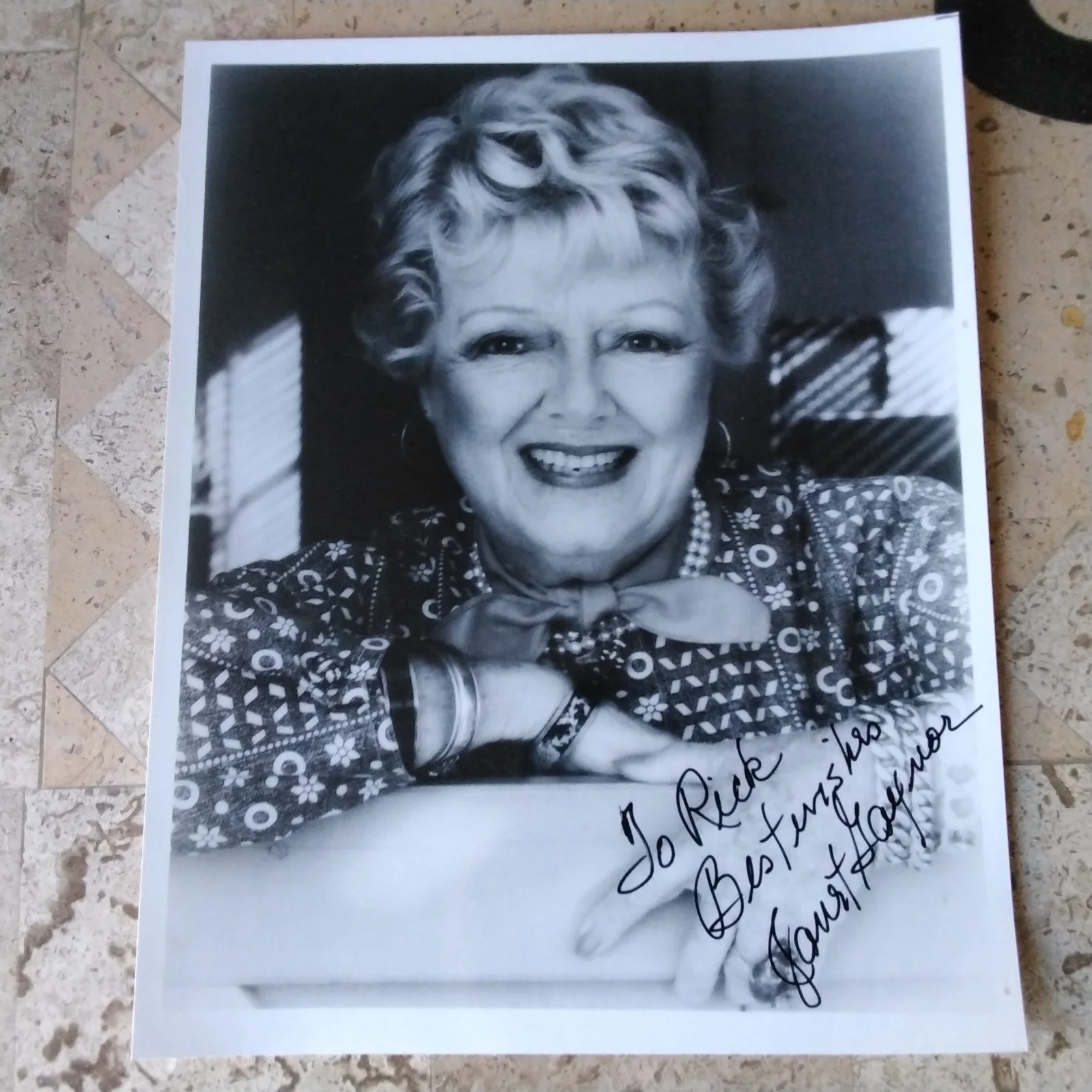 Janet Gaynor SIGNED Photo Movie Actress Star is Born 7th Heaven Street Angel, изображение 2