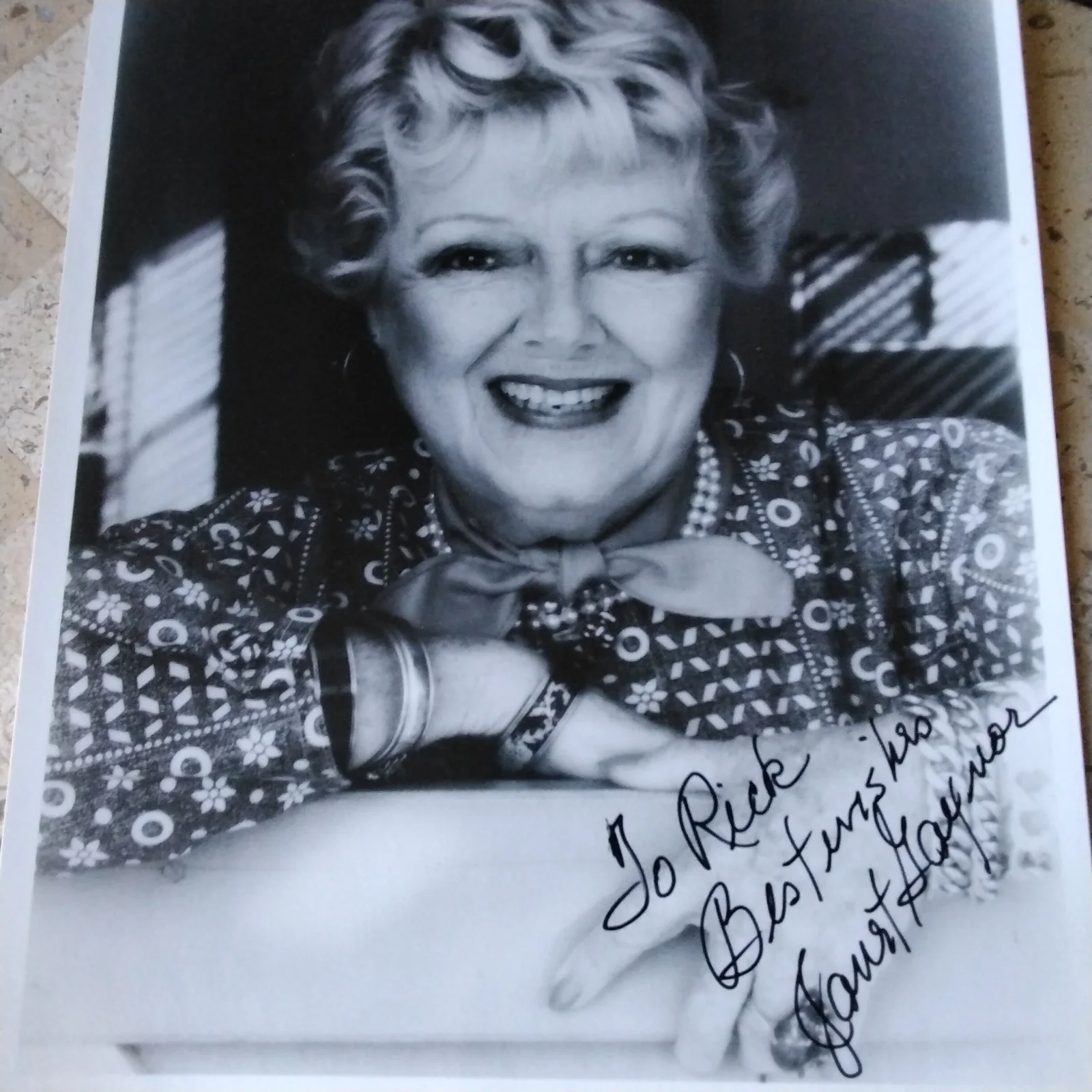 Janet Gaynor SIGNED Photo Movie Actress Star is Born 7th Heaven Street Angel, изображение 3