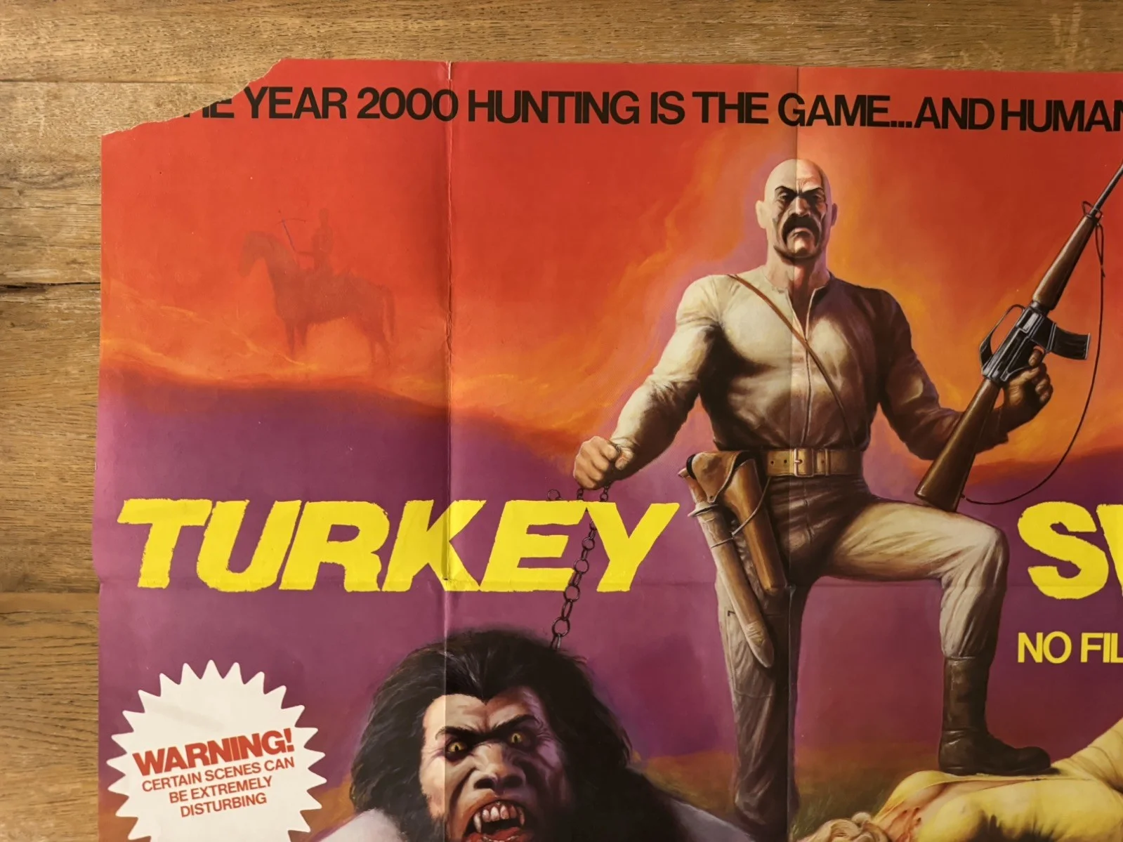 TURKEY SHOOT (1982) rare original UK quad movie poster - Oz cult exploitation, изображение 4