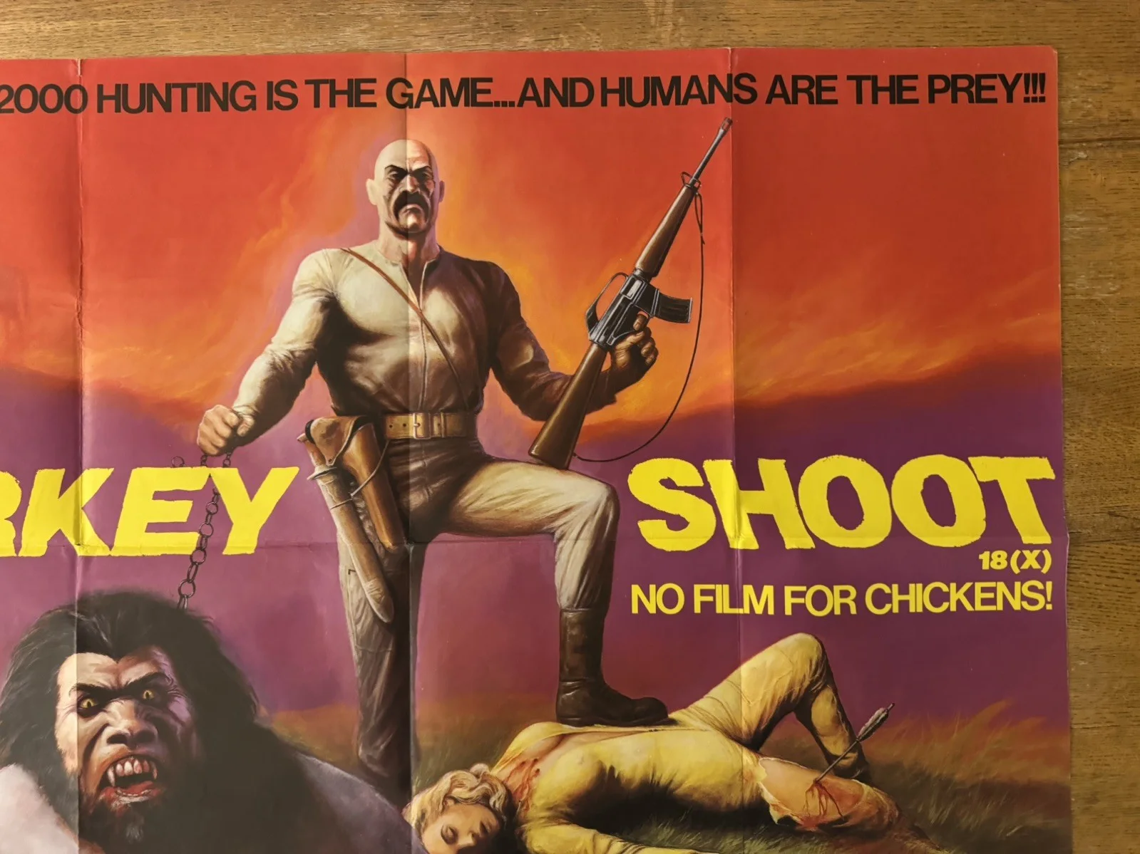 TURKEY SHOOT (1982) rare original UK quad movie poster - Oz cult exploitation, изображение 5