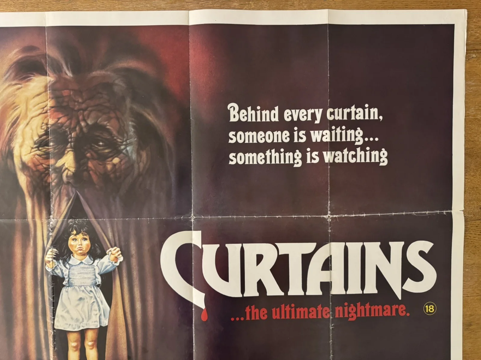 Curtains 1983 UK Quad poster, image 2