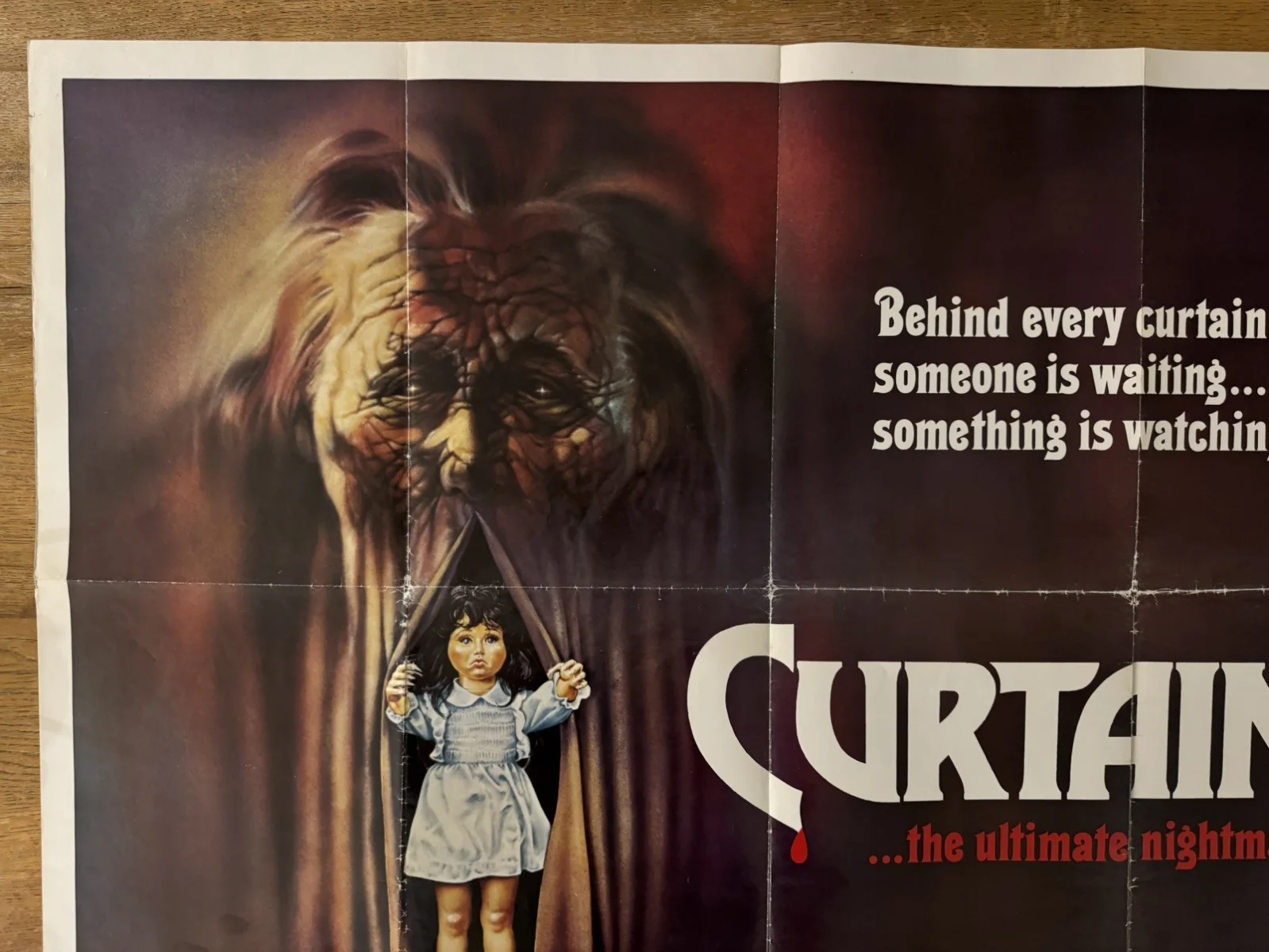 Curtains 1983 UK Quad poster, image 4
