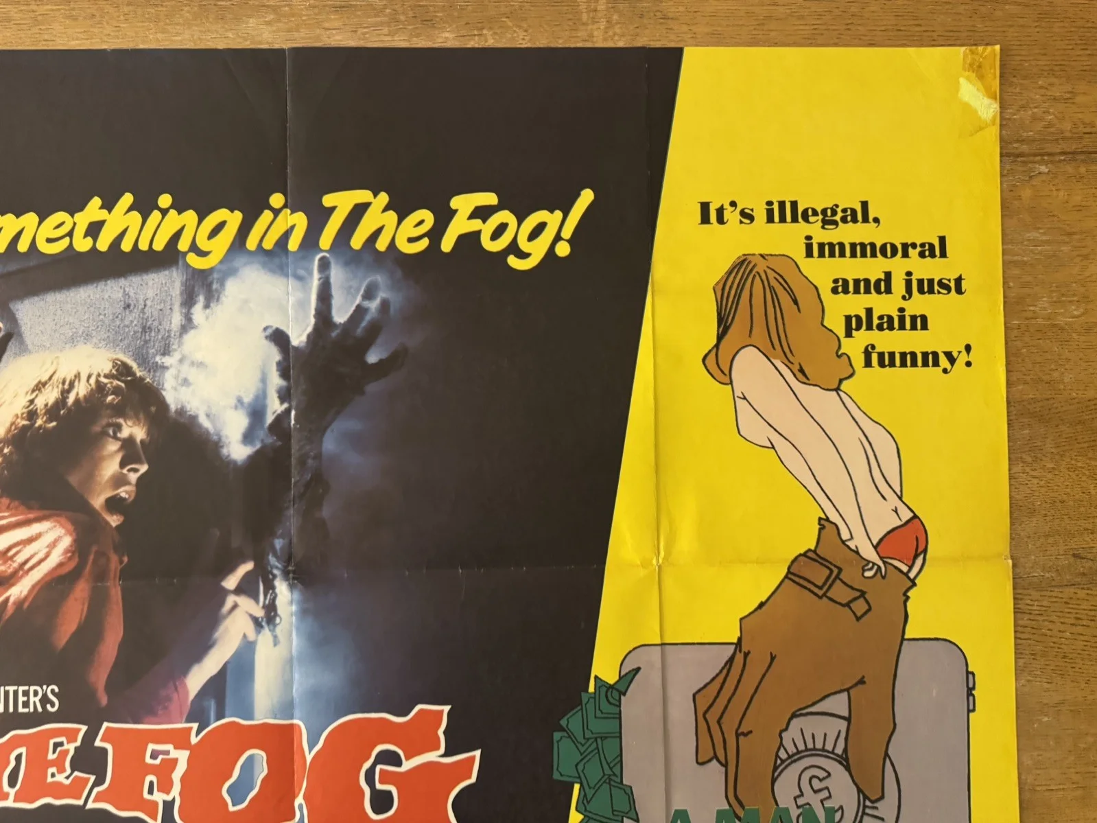 John Carpenter's The Fog Original 1980 DB Quad Poster Adrienne Barbeau, изображение 4