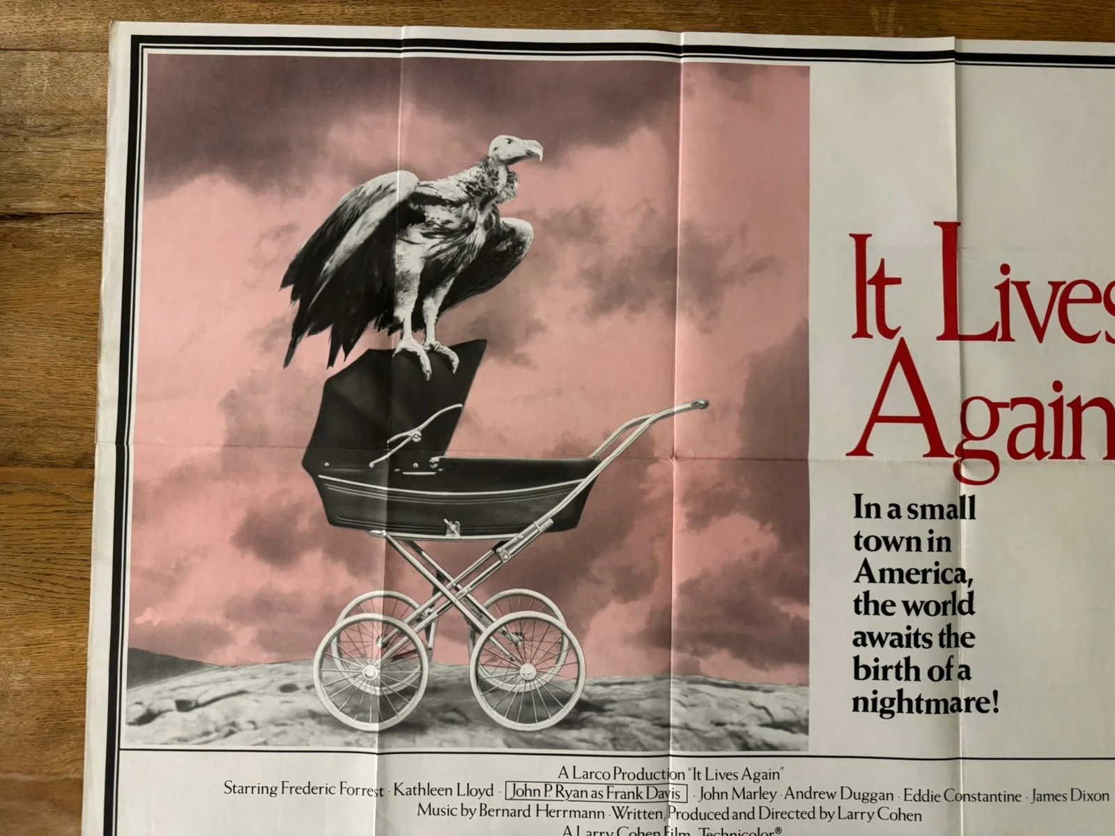 It Lives Again original movie 1978 poster UK quad, image 2