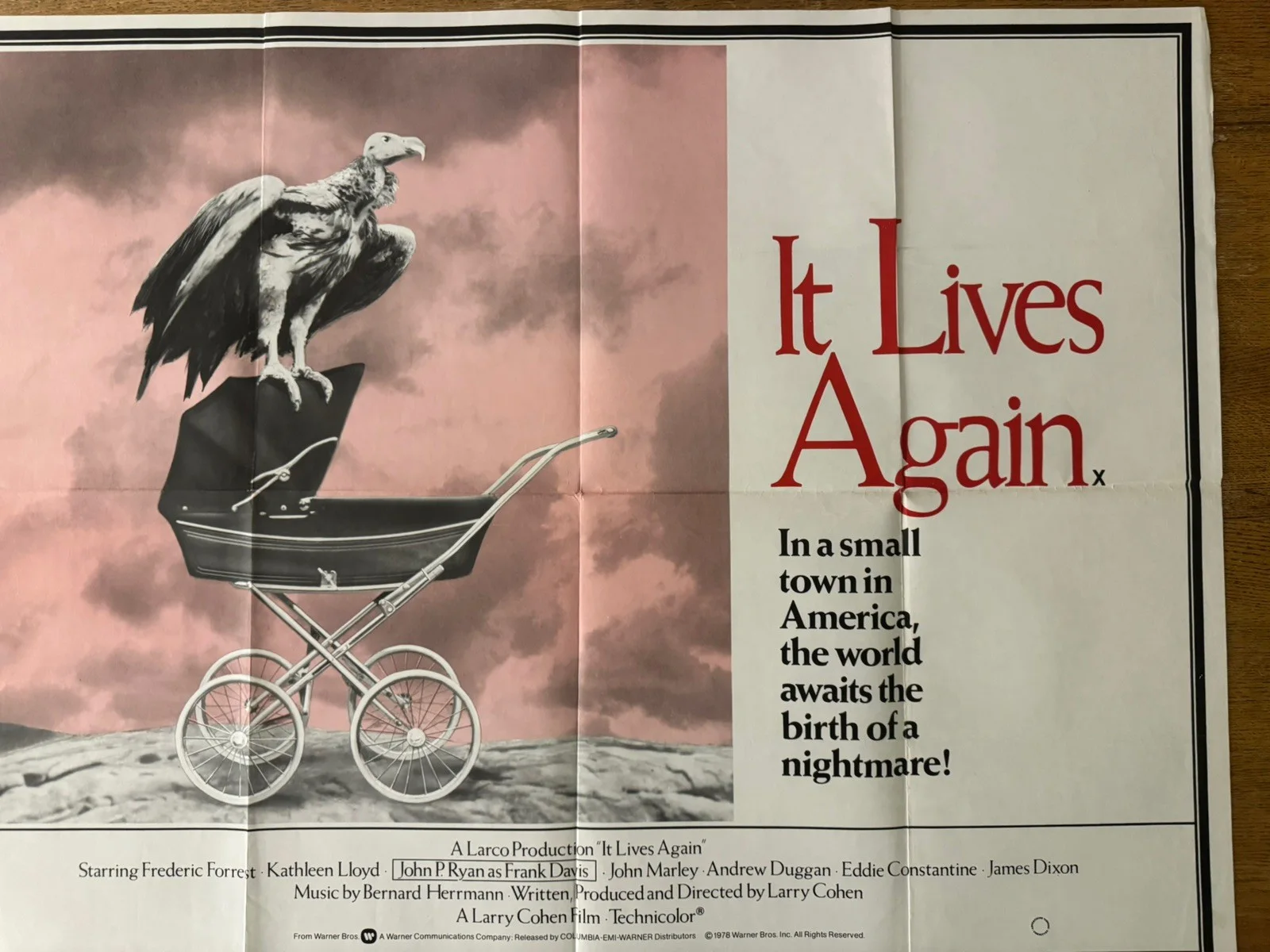 It Lives Again original movie 1978 poster UK quad, image 4