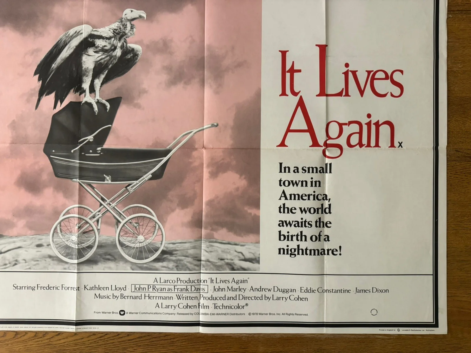 It Lives Again original movie 1978 poster UK quad, image 5