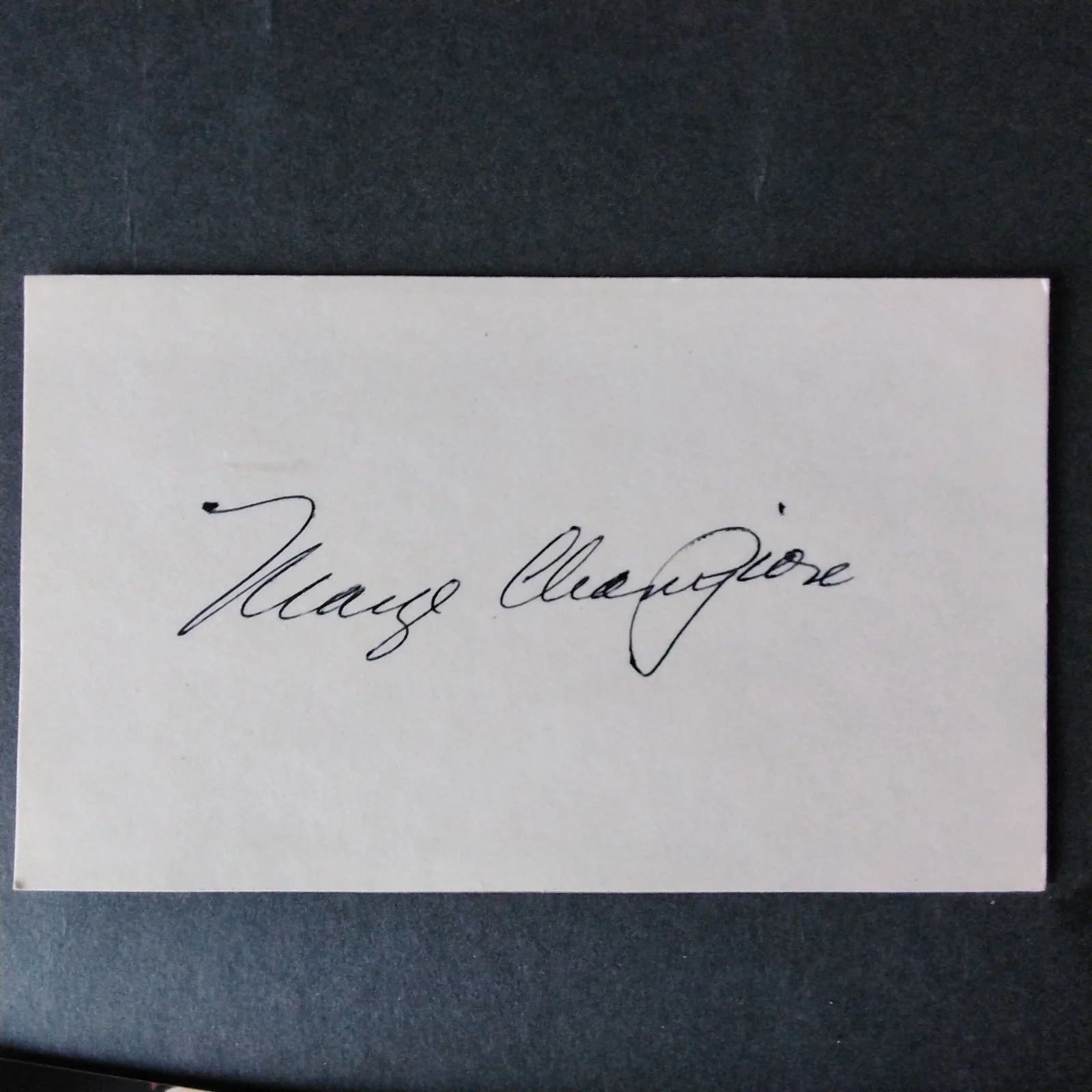 Marge Champion SIGNED Card Pic Film Dancer Snow White Disney Fantasia Show Boat, изображение 3
