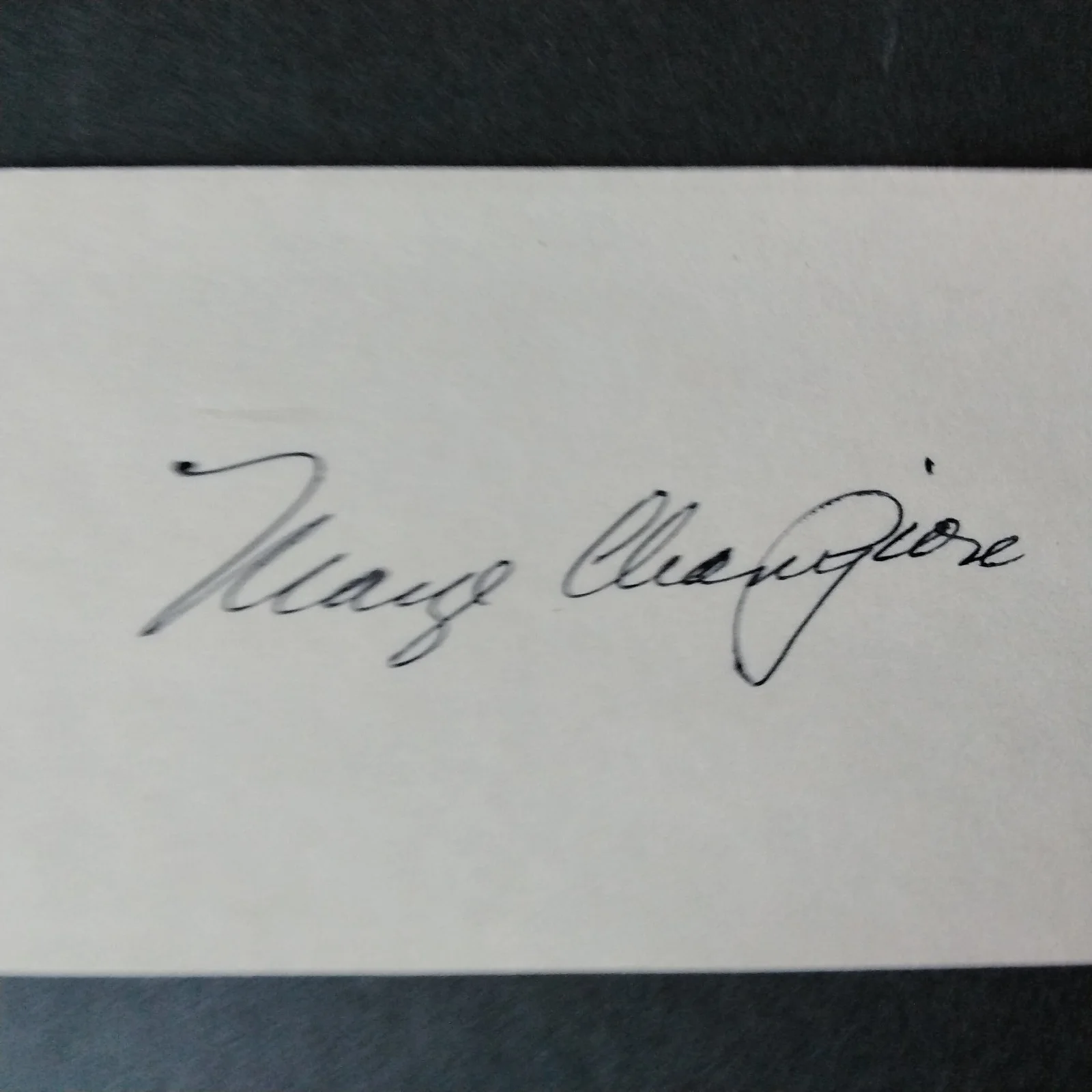 Marge Champion SIGNED Card Pic Film Dancer Snow White Disney Fantasia Show Boat, изображение 4
