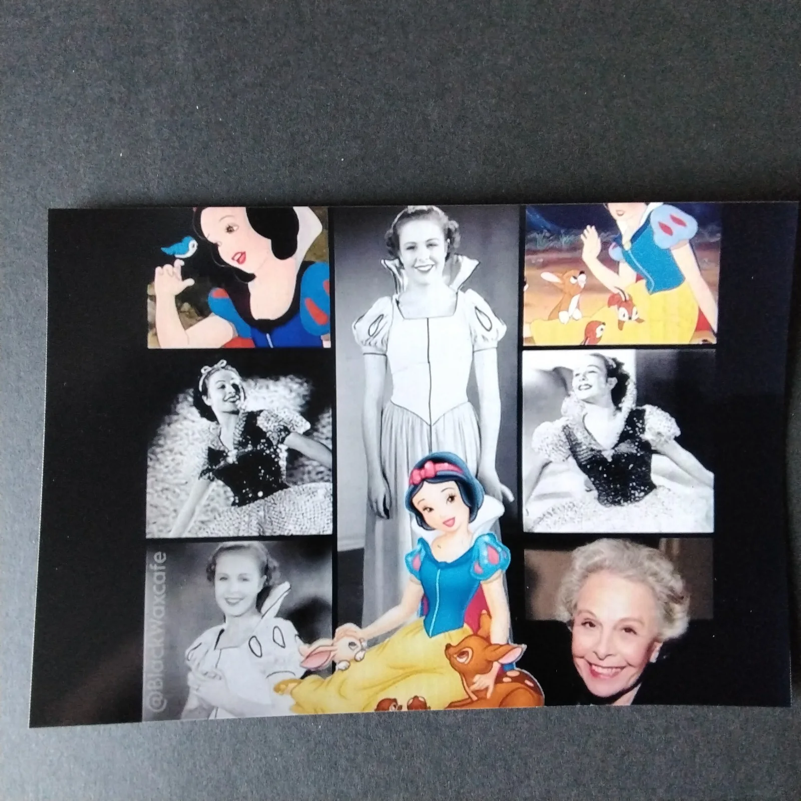 Marge Champion SIGNED Card Pic Film Dancer Snow White Disney Fantasia Show Boat, изображение 5