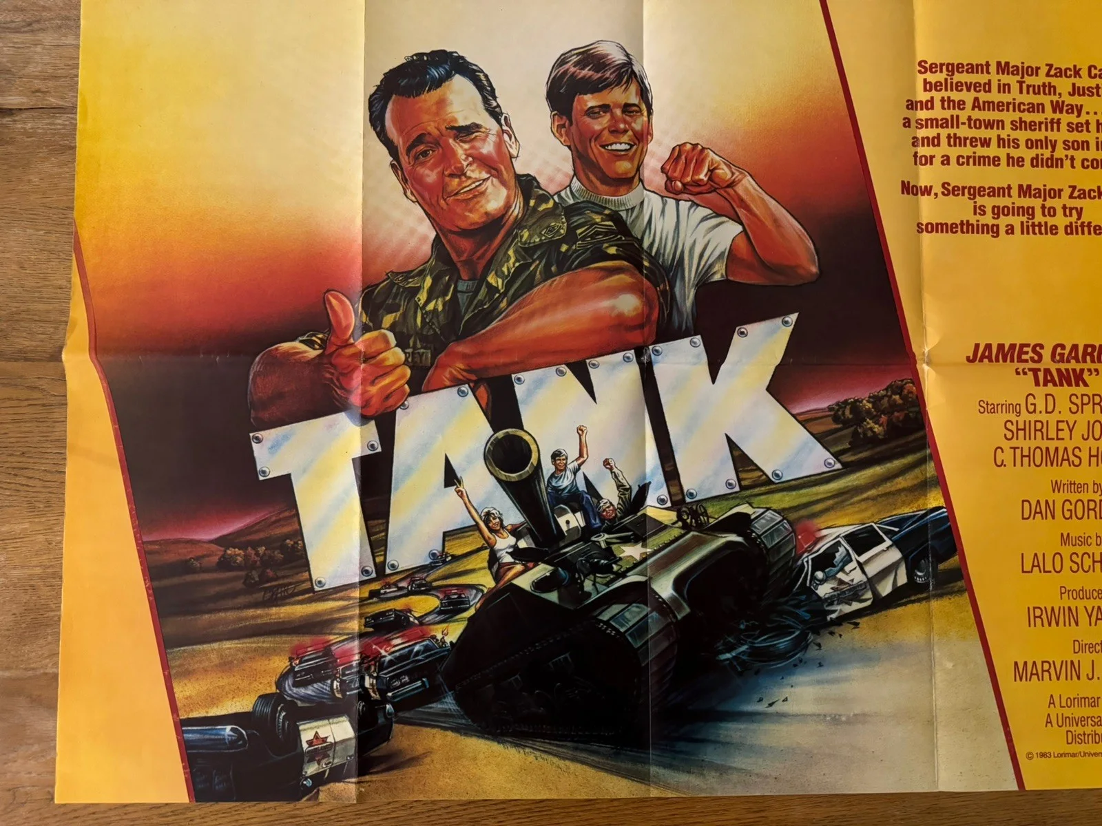 Tank 1983 UK Quad poster, image 2