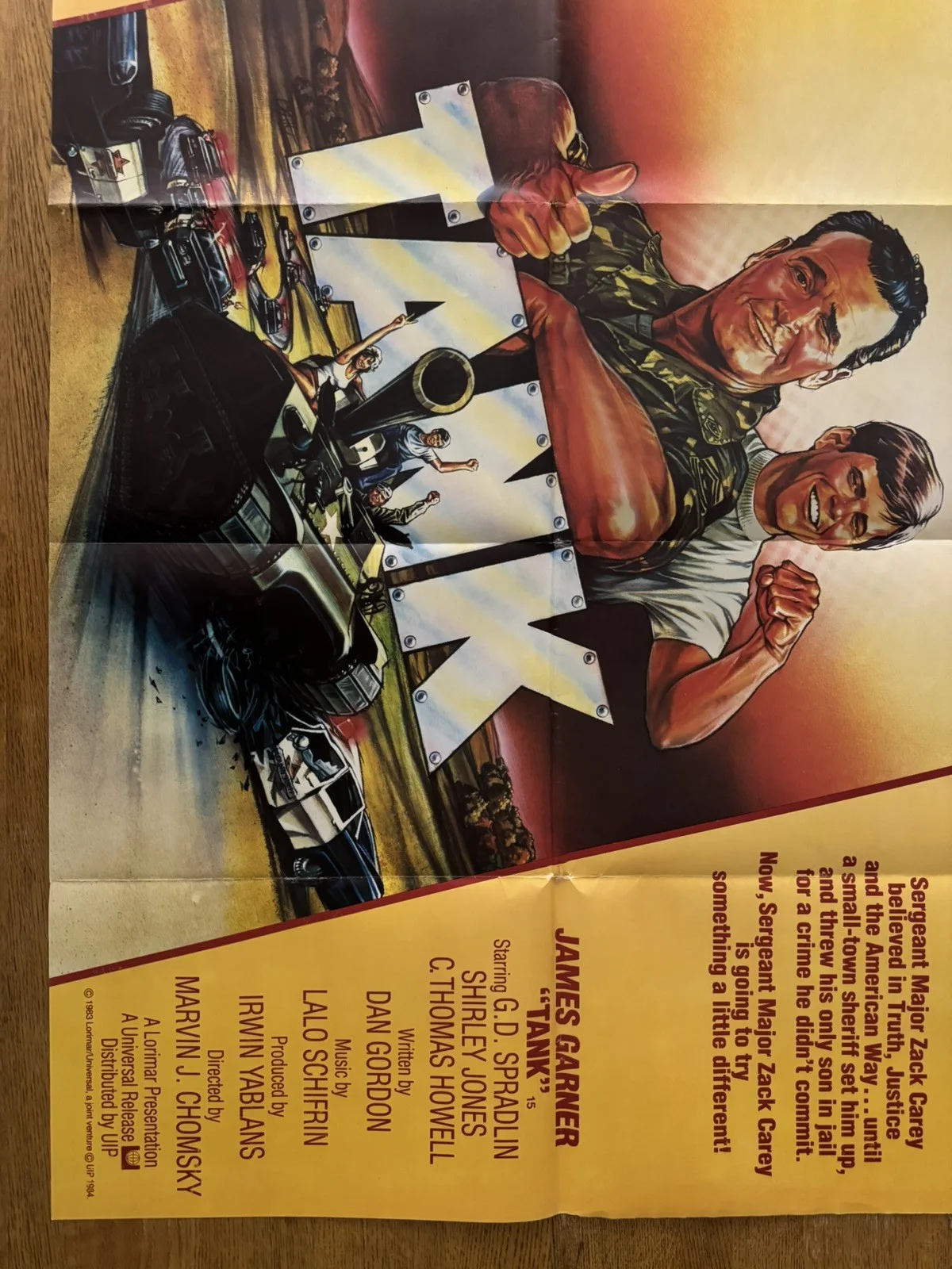 Tank 1983 UK Quad poster, image 5
