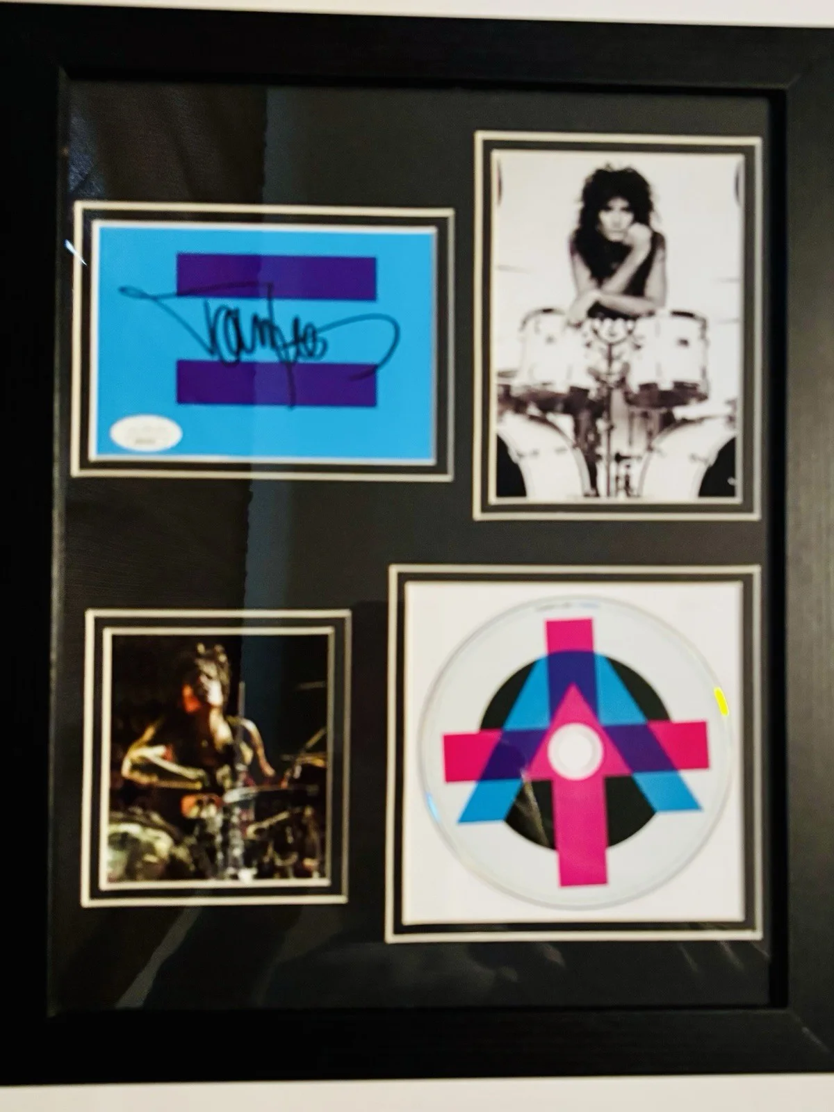 Tommy Lee Signed Framed 11x14 JSA, image 3