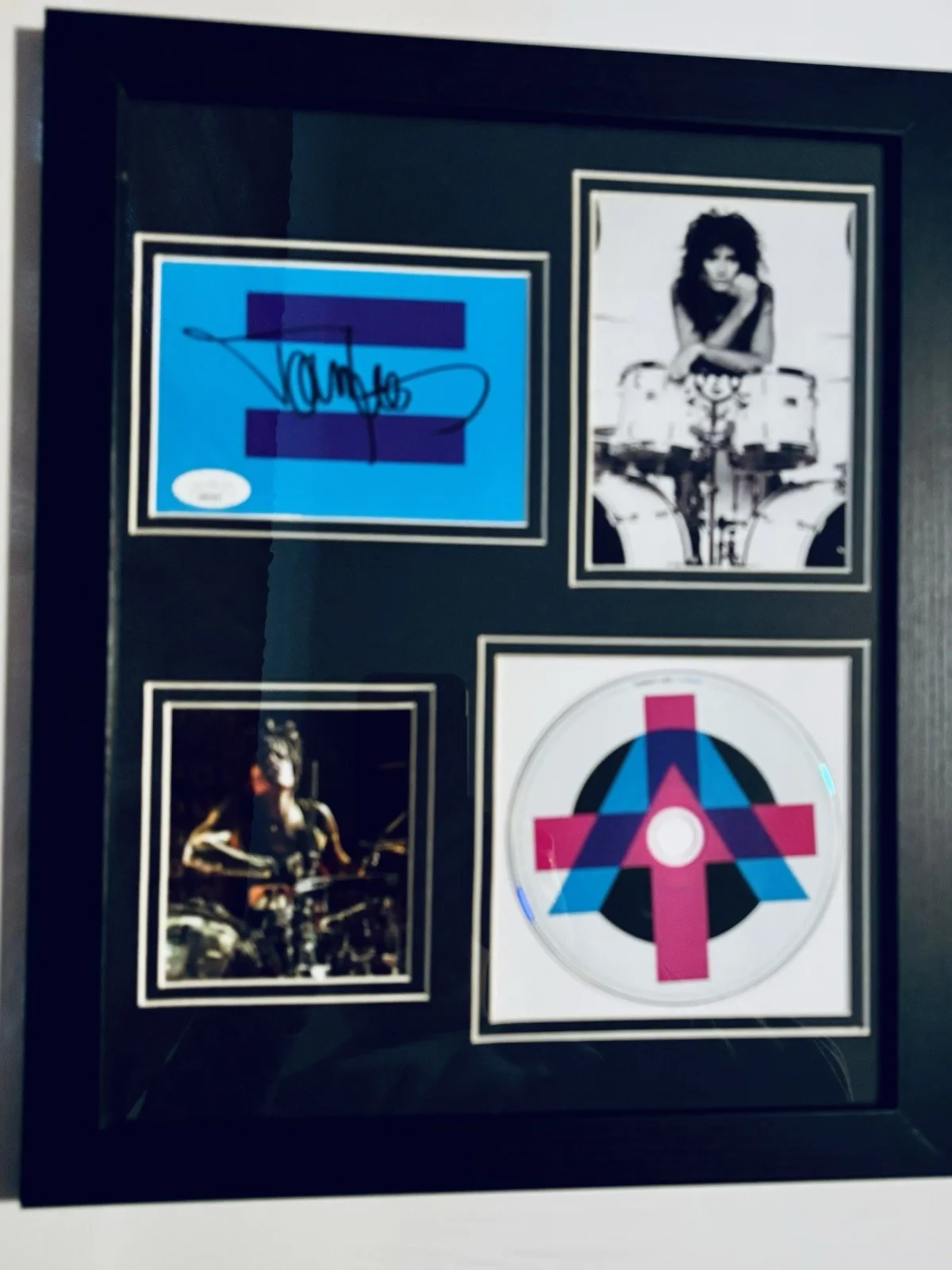 Tommy Lee Signed Framed 11x14 JSA, image 4