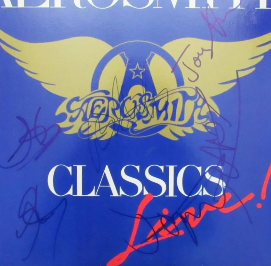 Aerosmith "Classics" Album Signed/Autographed by 5 Band Members JSA 203411, изображение 2
