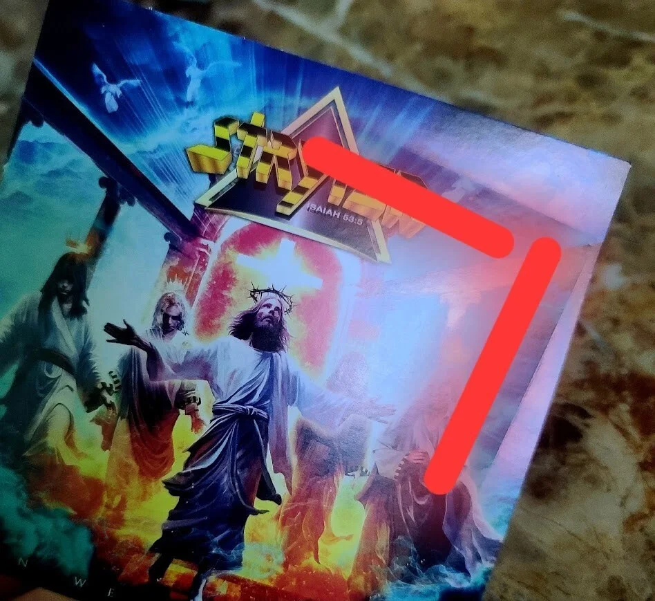 STRYPER: Group Signed Autographed When We Were Kings insert w/CD, image 2
