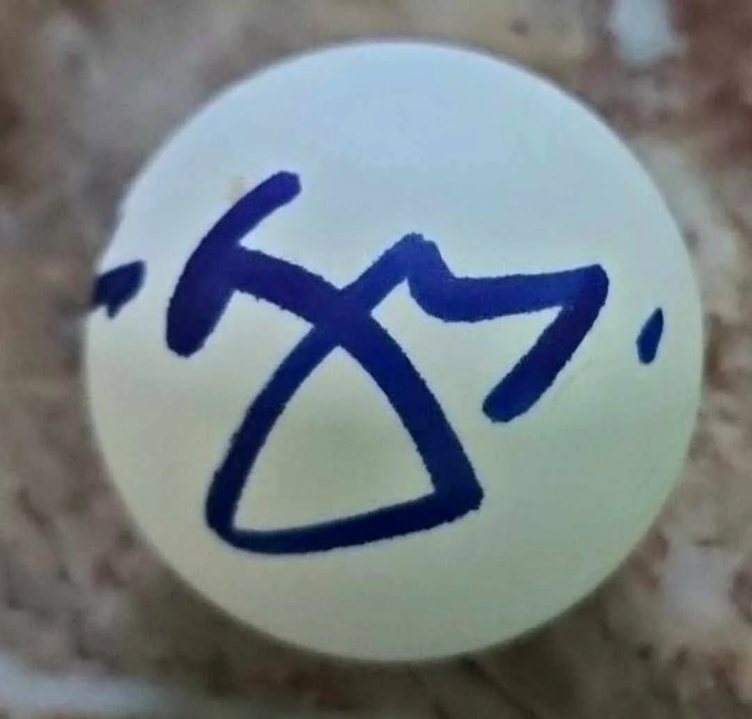 BALLS OF FURY (2007): George Lopez signed/autographed Ping Pong Ball, изображение 3