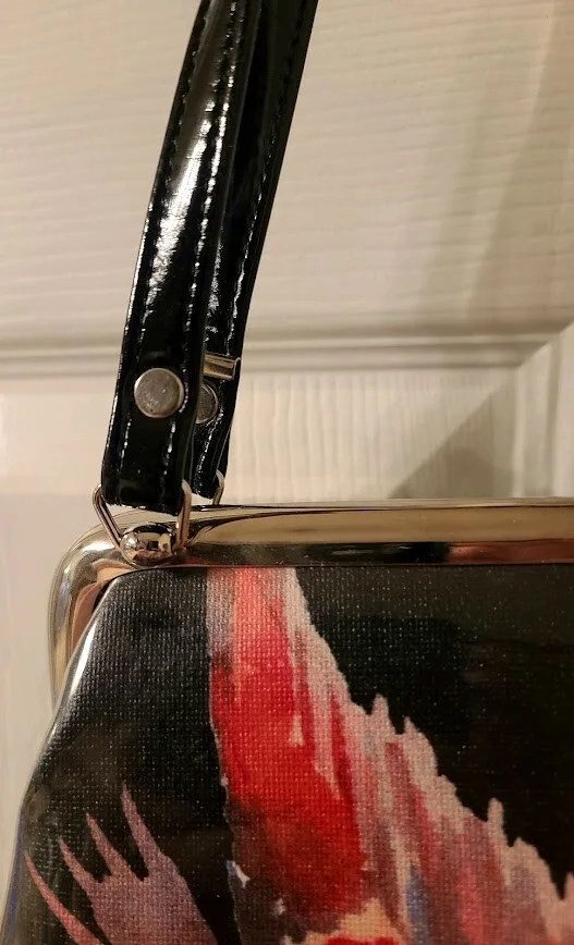Jane Seymour Koi Fish Purse autographed, image 3