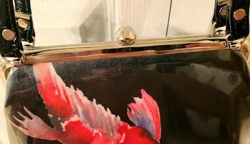 Jane Seymour Koi Fish Purse autographed, image 4