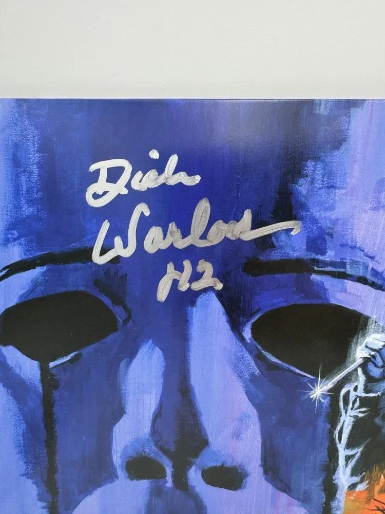 DICK WARLOCK — DICK WARLOCK SIGNED HALLOWEEN II ALBUM VINYL RECORD JOHN CARPENTER BAS HOLO K81, изображение 2