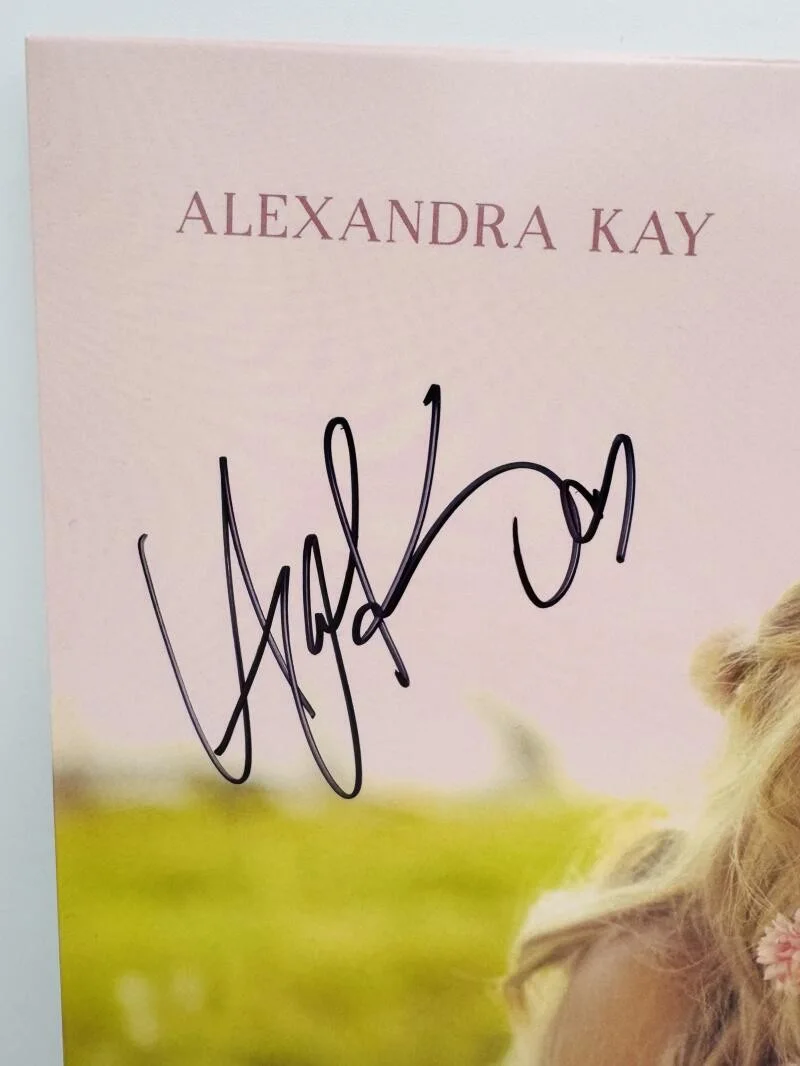 ALEXANDRA KAY — ALEXANDRA KAY SIGNED SECOND WIND PINK VINYL RECORD COUNTRY AUTOGRAPH BAS K74, изображение 2
