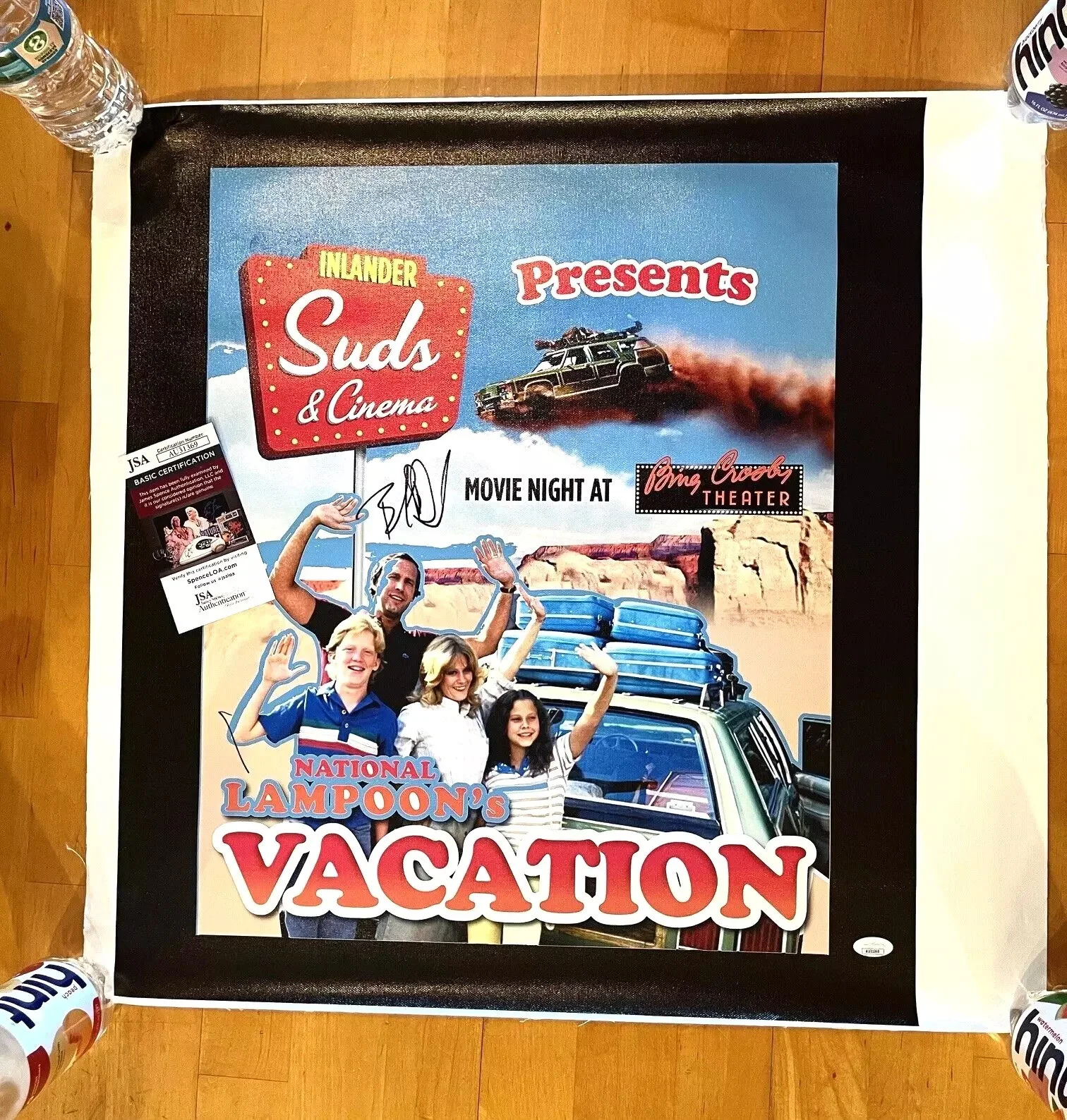 Beverly D'Angelo — BEVERLY D'ANGELO signed National Lampoons VACATION canvas print / poster ~ JSA, изображение 4