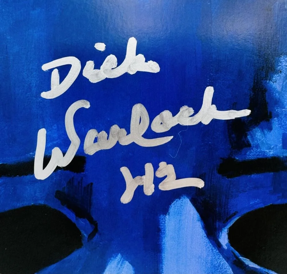DICK WARLOCK — DICK WARLOCK SIGNED HALLOWEEN II ALBUM VINYL RECORD JOHN CARPENTER BAS HOLO K80, изображение 2