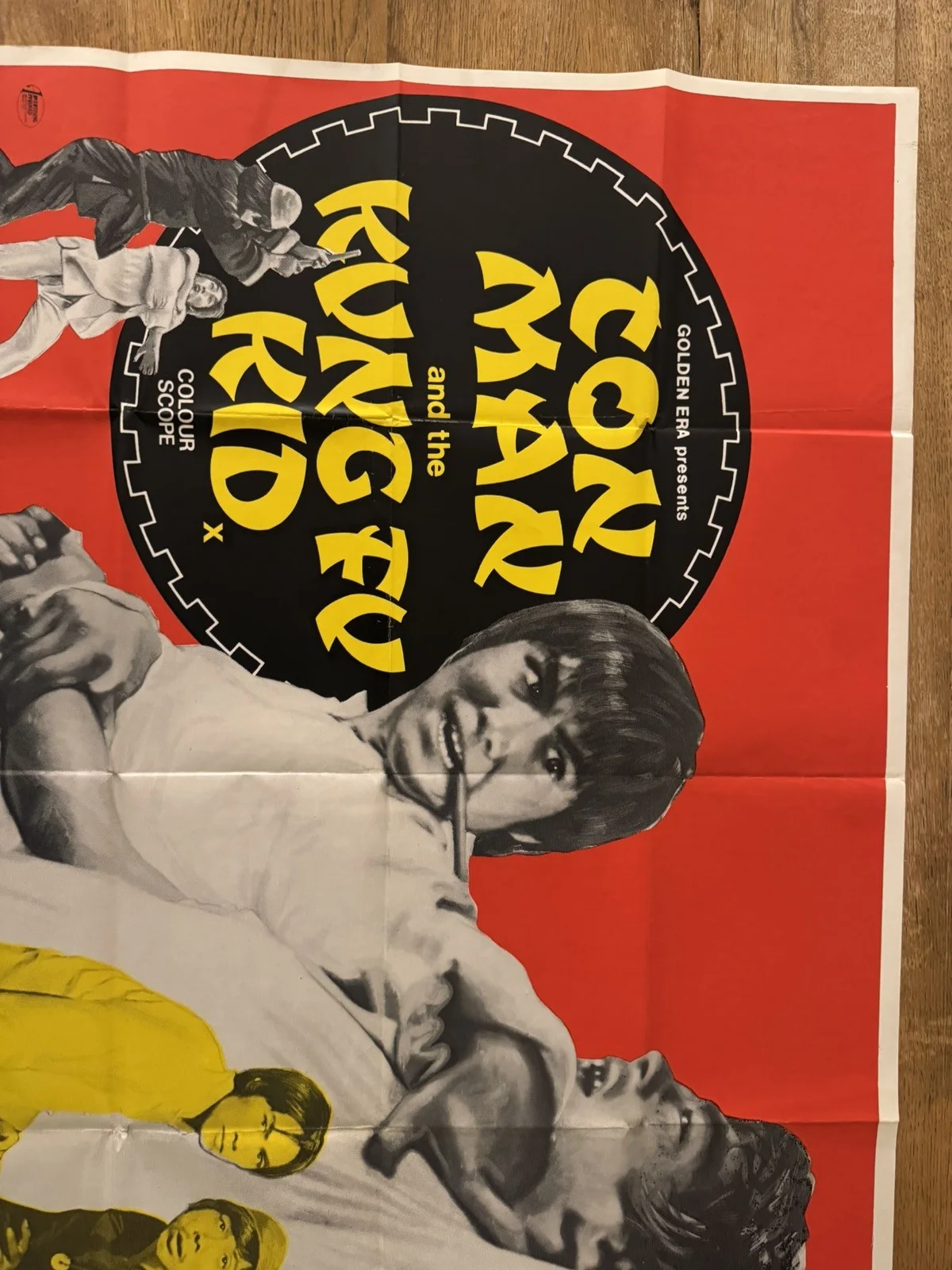 CON MAN AND THE KUNG FU KID ORIGINAL UK QUAD FILM POSTER 1974, изображение 4
