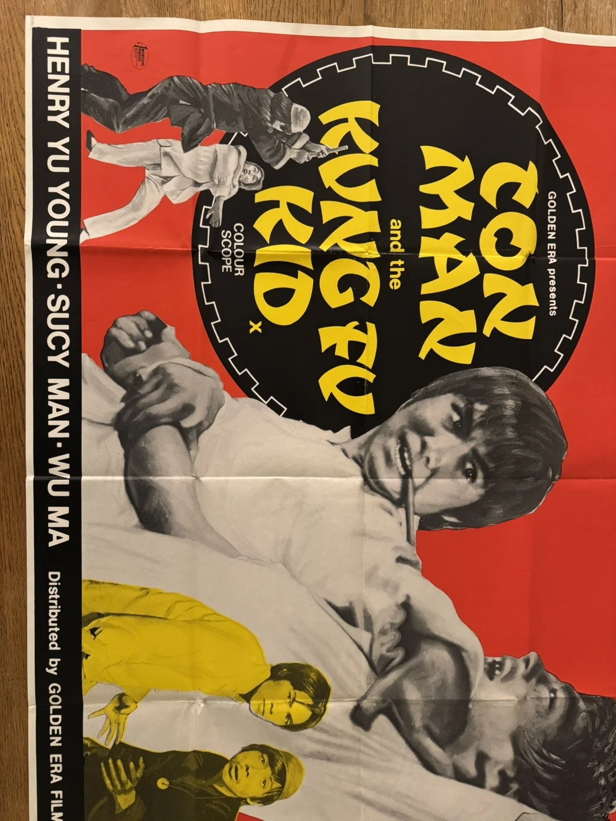 CON MAN AND THE KUNG FU KID ORIGINAL UK QUAD FILM POSTER 1974, изображение 5