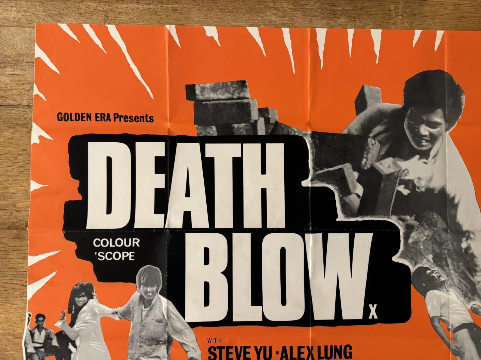 Death blow 1973 kung fu UK QUAD rare, image 3
