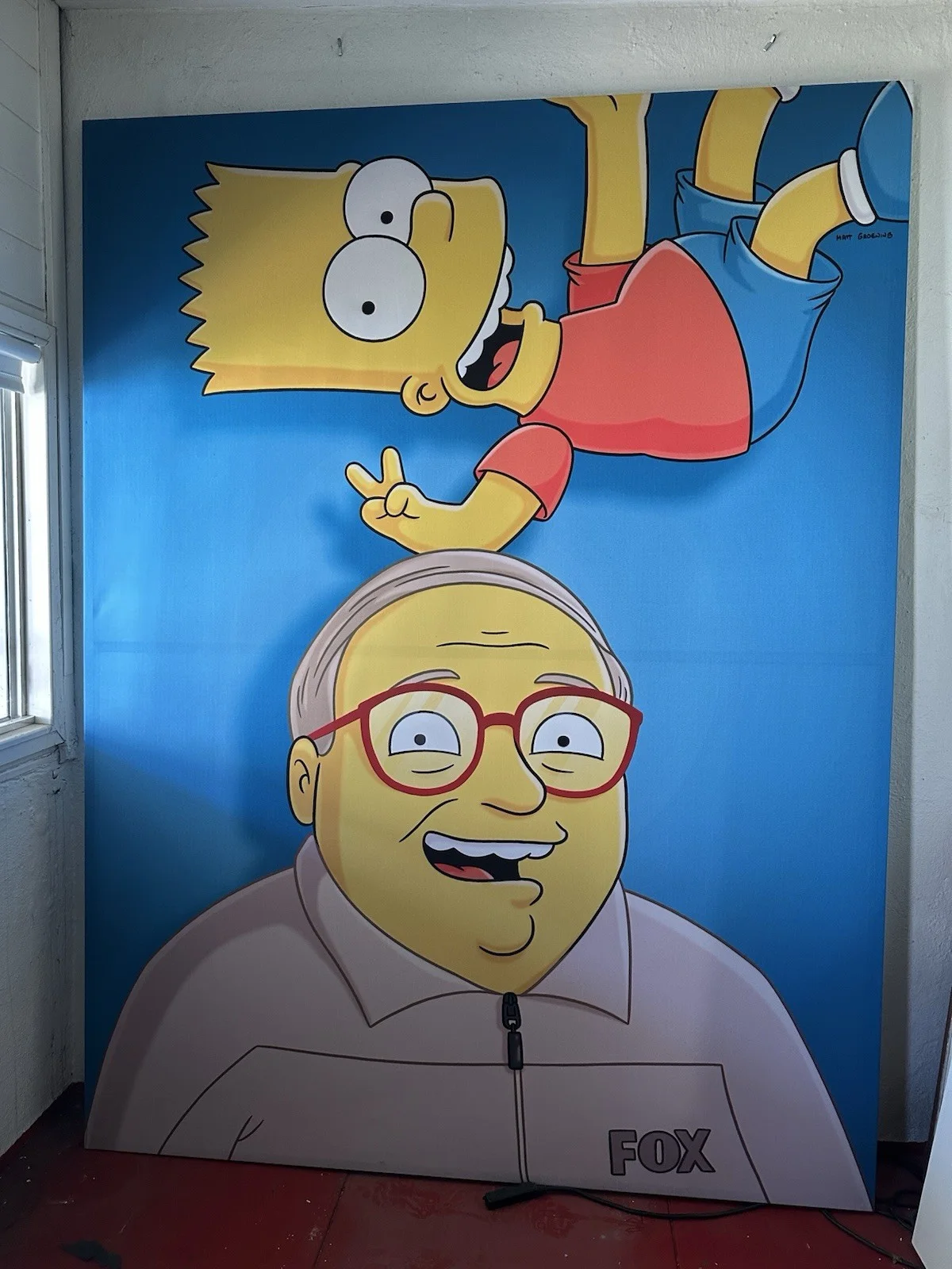 MATT GROENING — MATT GROENING SIGNED THE SIMPSONS HAND DRAWN BART CUSTOM SKETCH ONE OA KIND 71”, image 4