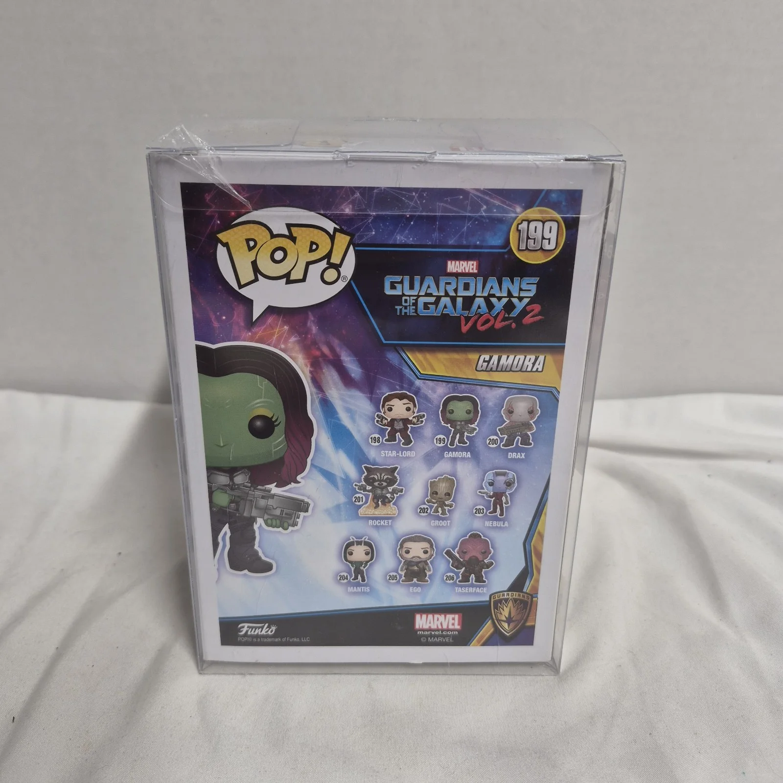 Zoe Saldana — Zoe Saldana Signed Gamora Funko 199 Guardians Of The Galaxy VOL 2 JSA 7BAP LE 5!, изображение 4