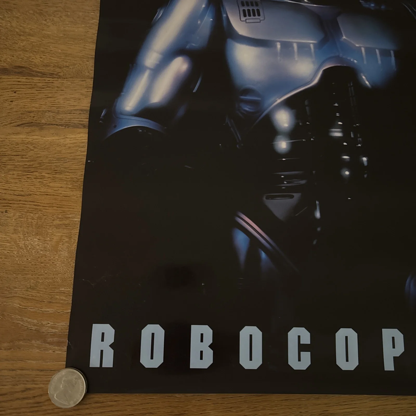 Robocop 2 Original Uk double crown Poster 20” x 30” rolled, image 2