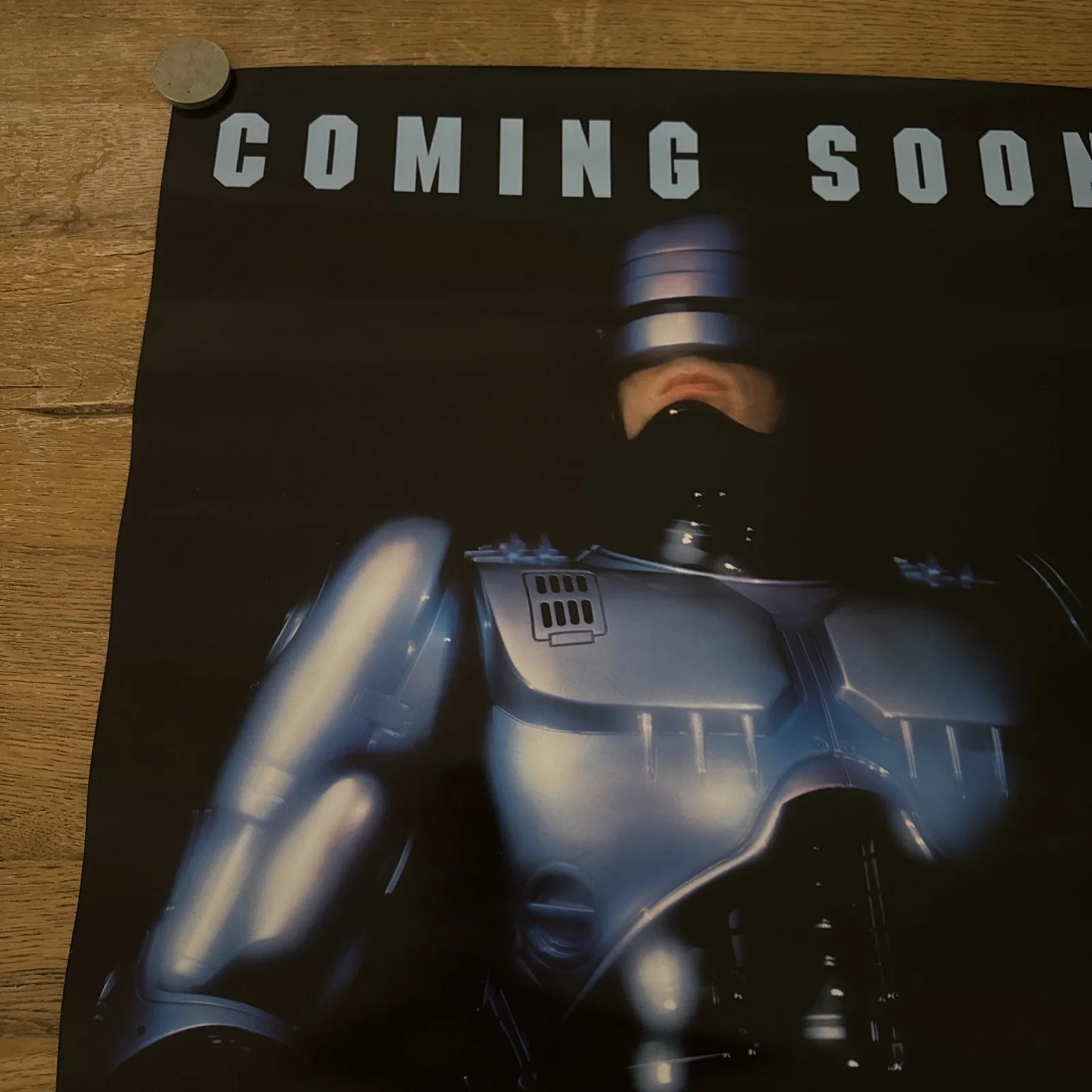 Robocop 2 Original Uk double crown Poster 20” x 30” rolled, image 5
