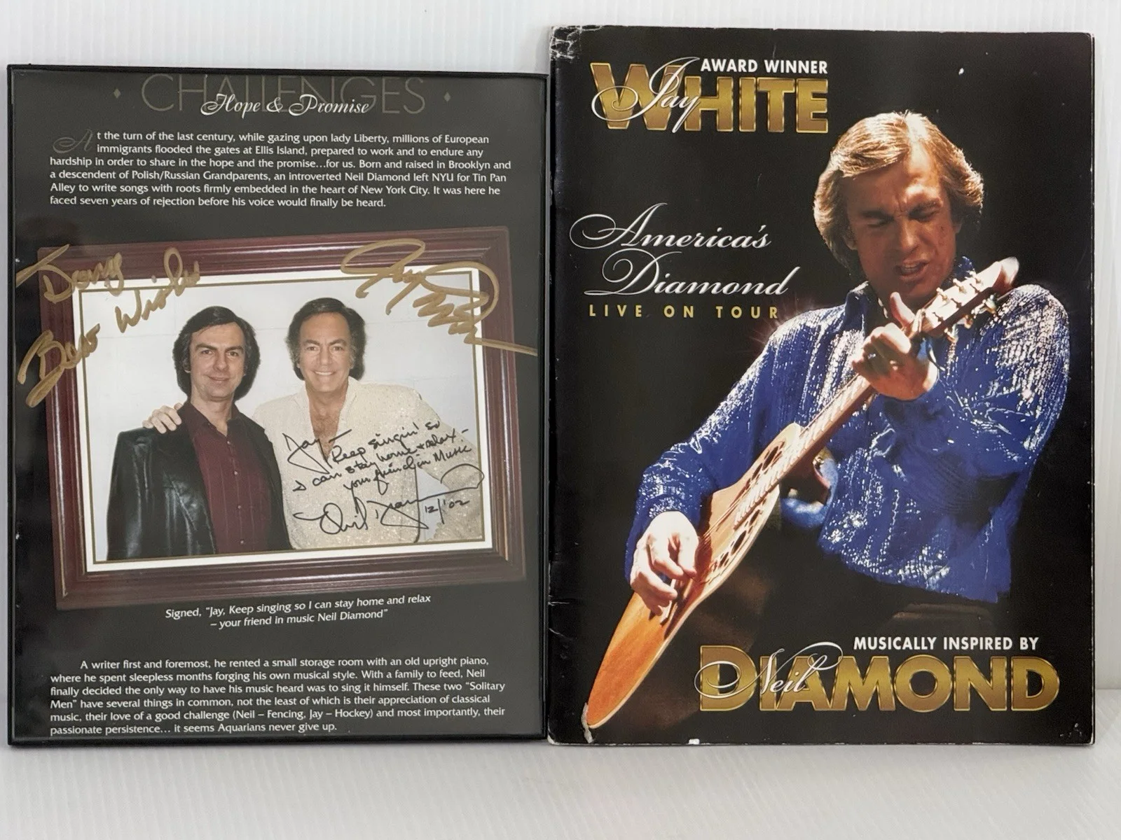 Jay White AUTOGRAPH Gold Marker Signed Photo + America's Diamond Program BONUS, изображение 2