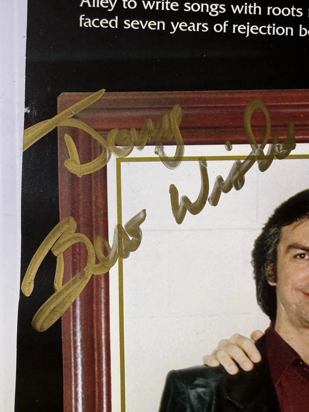 Jay White AUTOGRAPH Gold Marker Signed Photo + America's Diamond Program BONUS, изображение 5