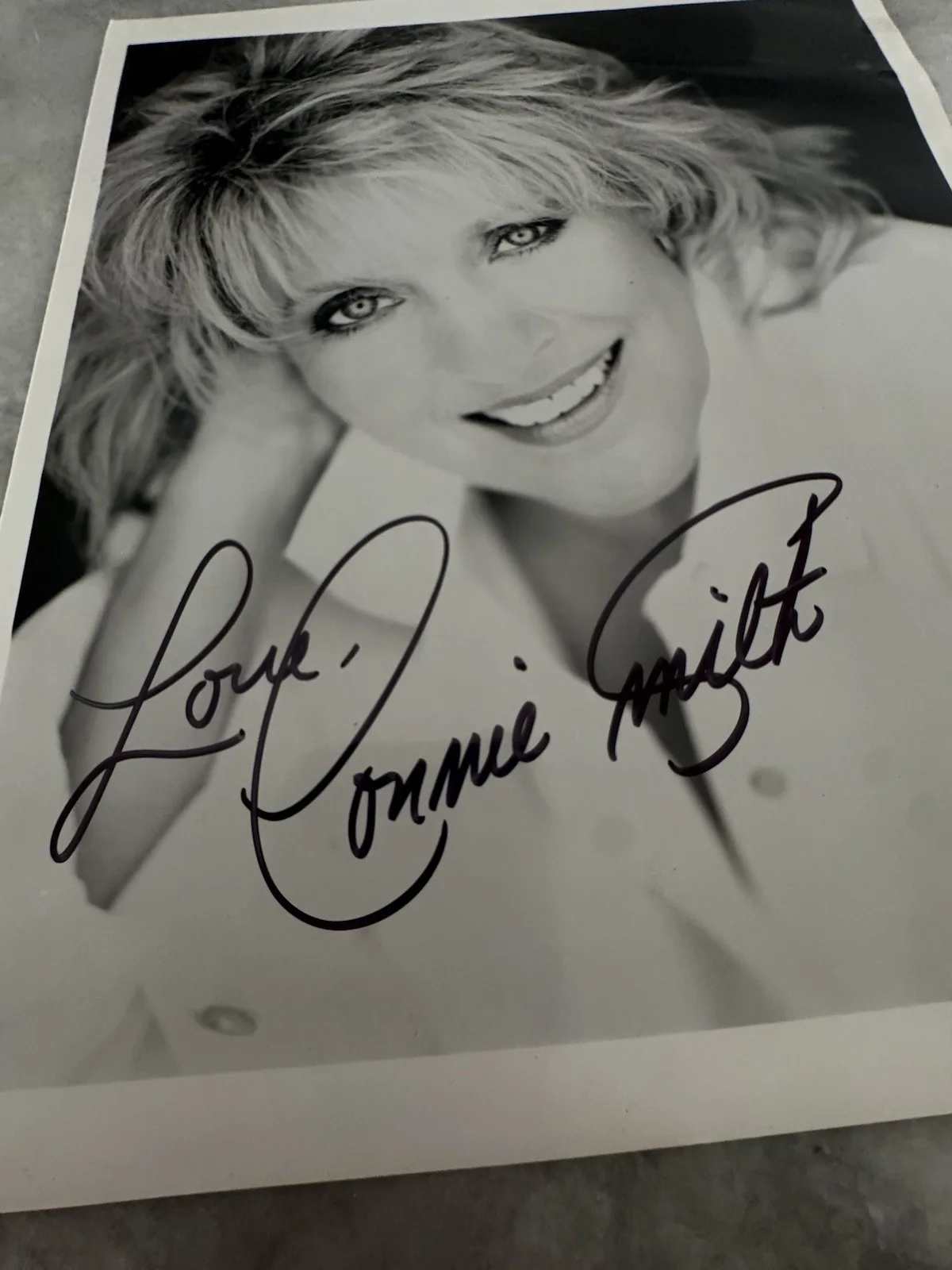 Connie Smith — CONNIE SMITH: Hand Signed Celebrity Photo 8 x 10”Grand Ole Opry Country Star, изображение 2