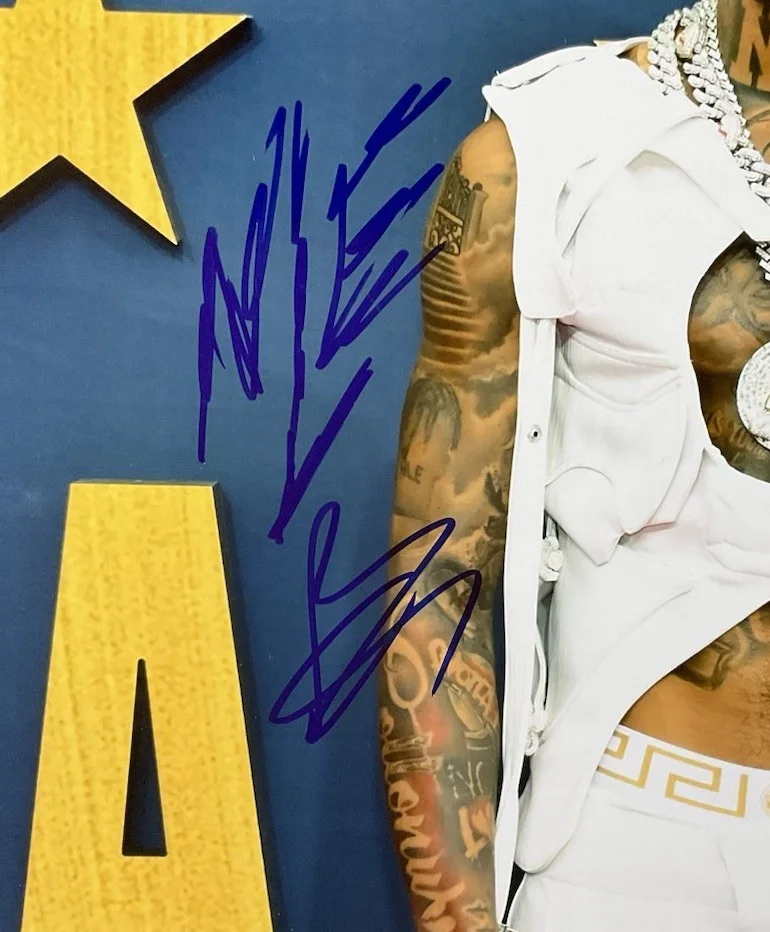 NLE Choppa Signed Autographed 8x10 Photo Rapper JSA CD06683, image 2