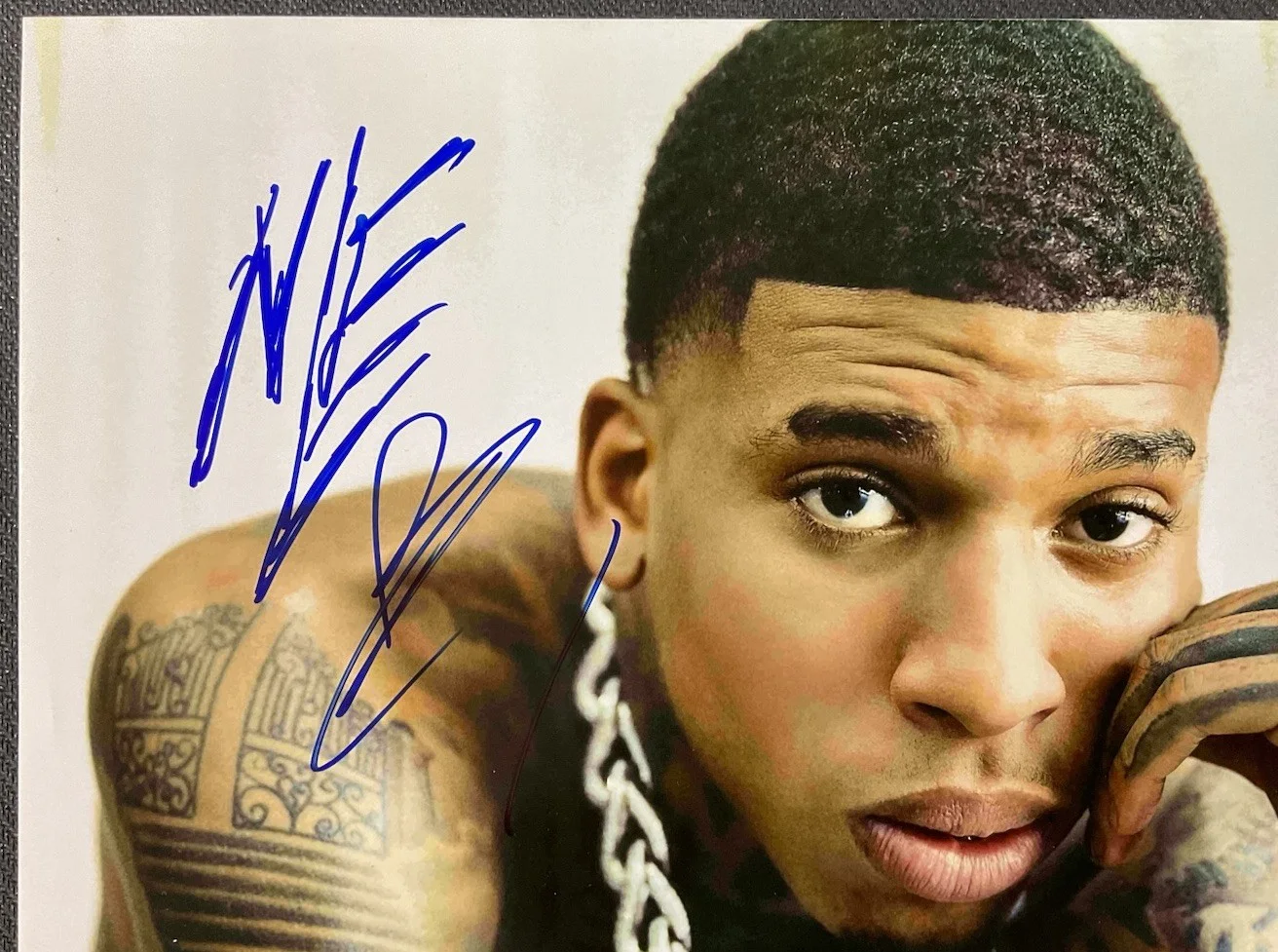 NLE Choppa Signed Autographed 8x10 Photo Rapper JSA CD06682, image 2