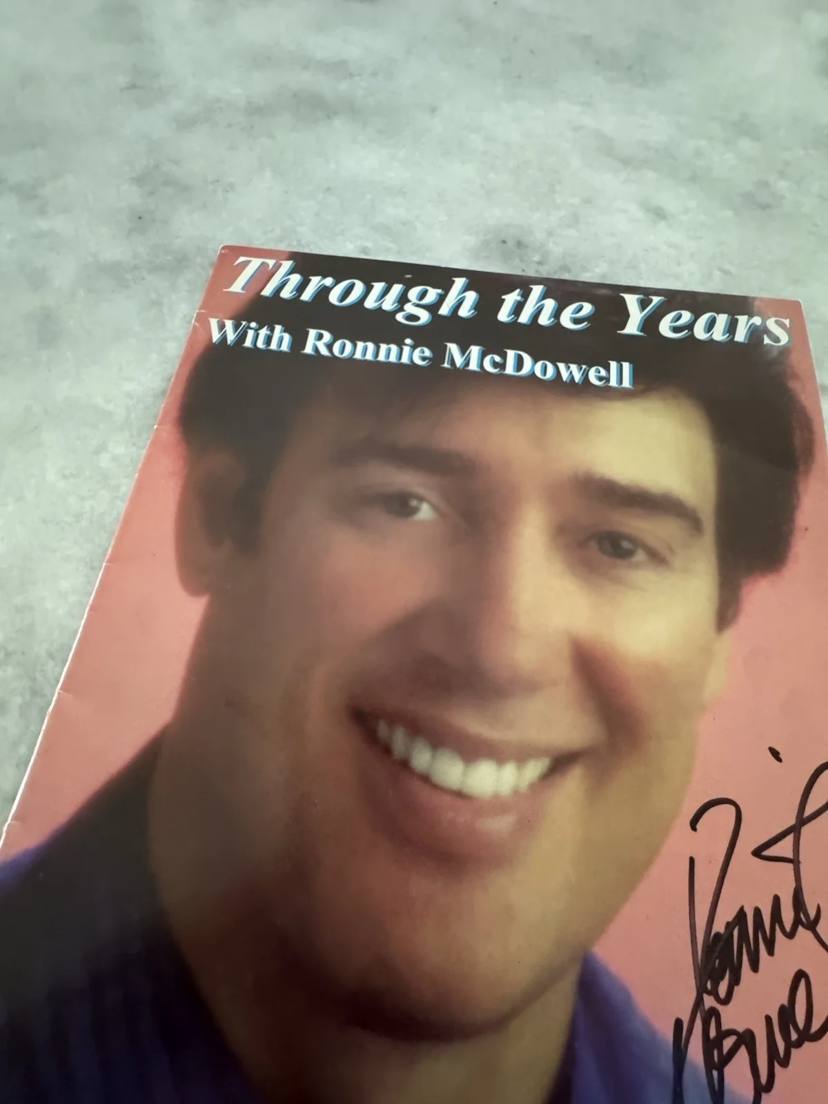 Though The Years With Ronnie McDowell, A Personal History, AUTOGRAPHED, image 3