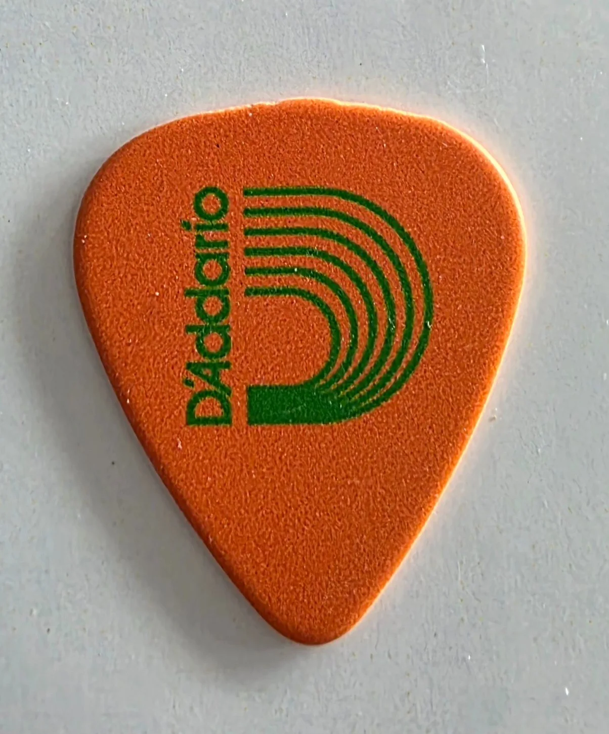 Dweezil Zappa guitar pick picks The Others of Intention green on orange, изображение 2
