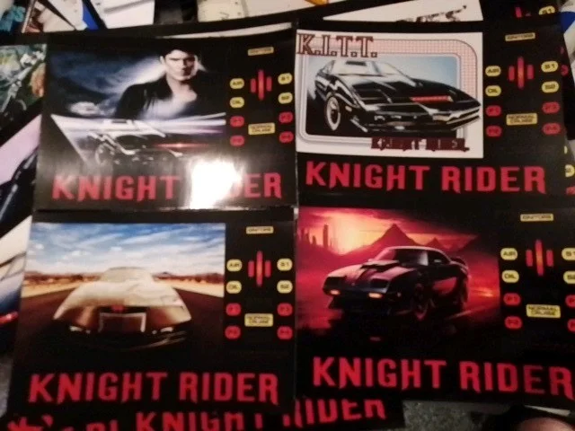 Knight Rider Dark Knight ED. 16 Glossy Unofficial 7x5ins Lobby Cards. New., изображение 2
