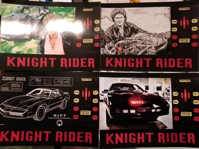 Knight Rider Dark Knight ED. 16 Glossy Unofficial 7x5ins Lobby Cards. New., изображение 5