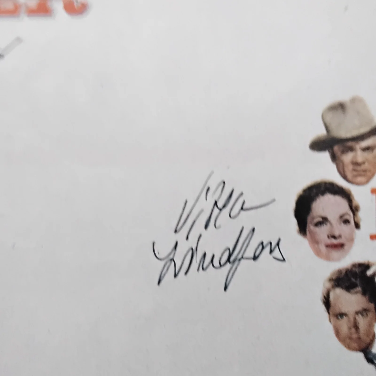 Viveca Lindfors SIGNED 1955 Mag Movie Ad Movie TV Actress Run For Cover Cagney, изображение 4